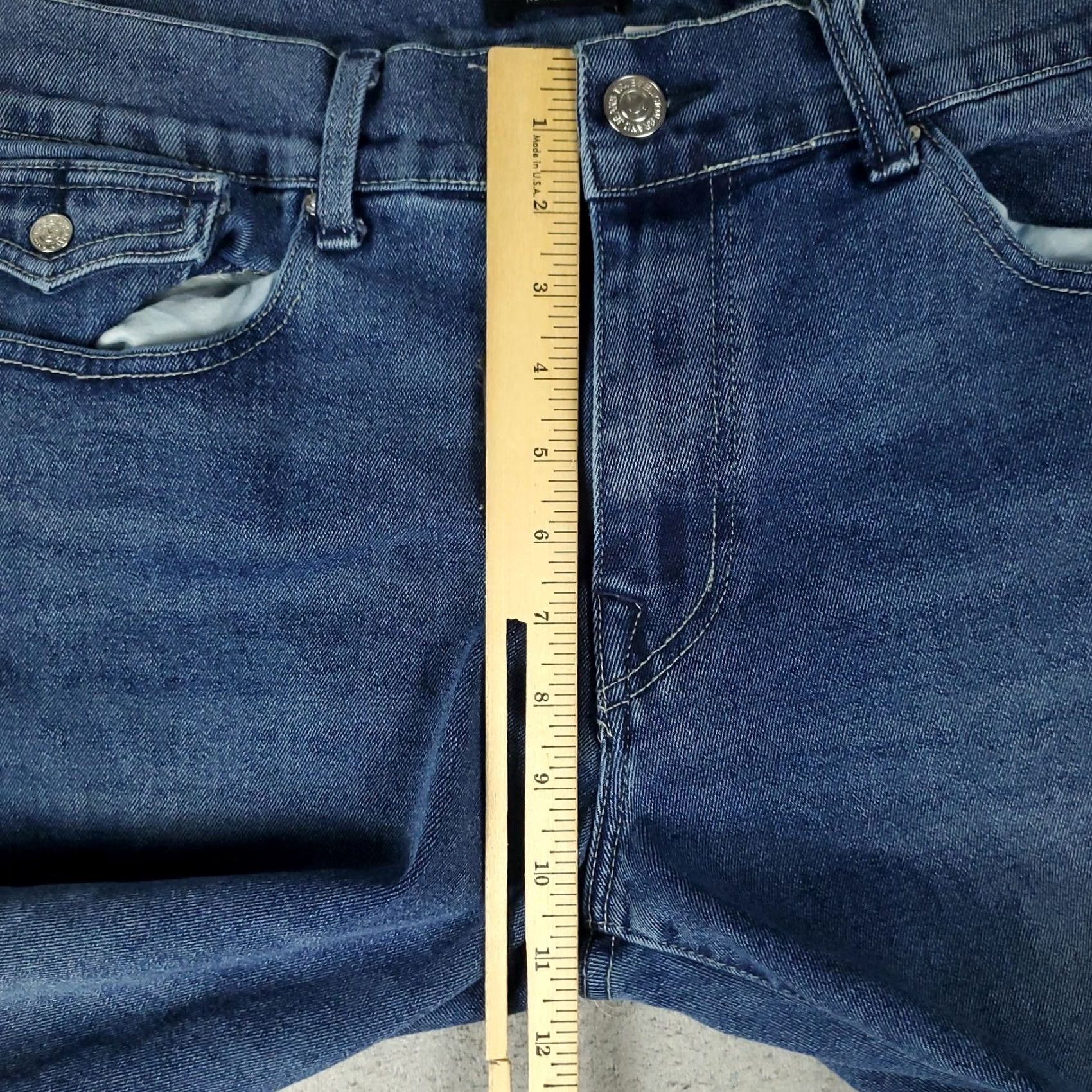 True Religion True Religion Jeans Mens 38x31 Blue Relaxed Slim Straight Pants Shirt Size US 38 / EU 54 - 4 Thumbnail