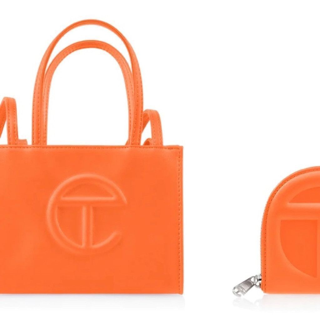 Telfar Orange Telfar Wallet Size ONE SIZE - 5 Thumbnail