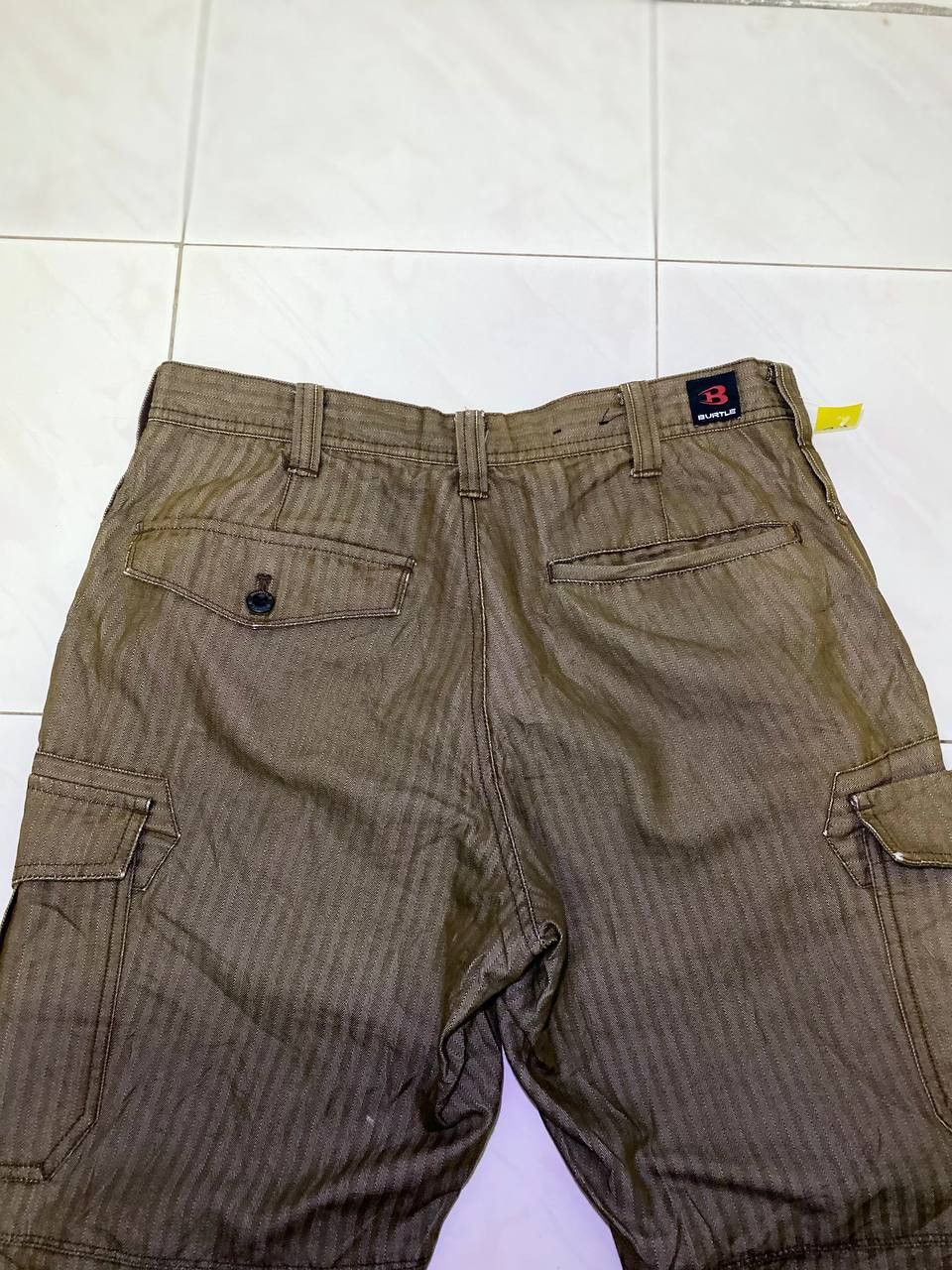 Japanese Brand burtle japanese brands cargo pants herringbone design Size US 32 / EU 48 - 3 Thumbnail