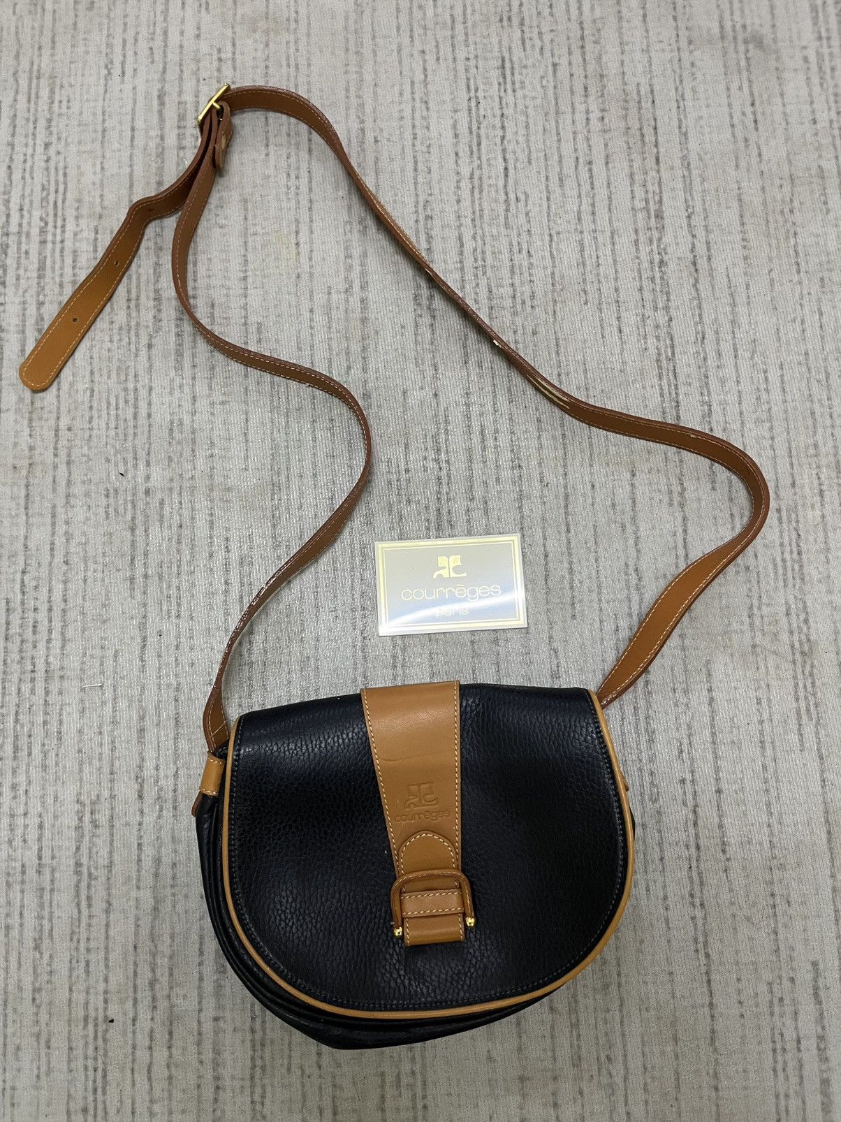 Courreges Vintage 80s courreges leather bag Size ONE SIZE - 1 Thumbnail