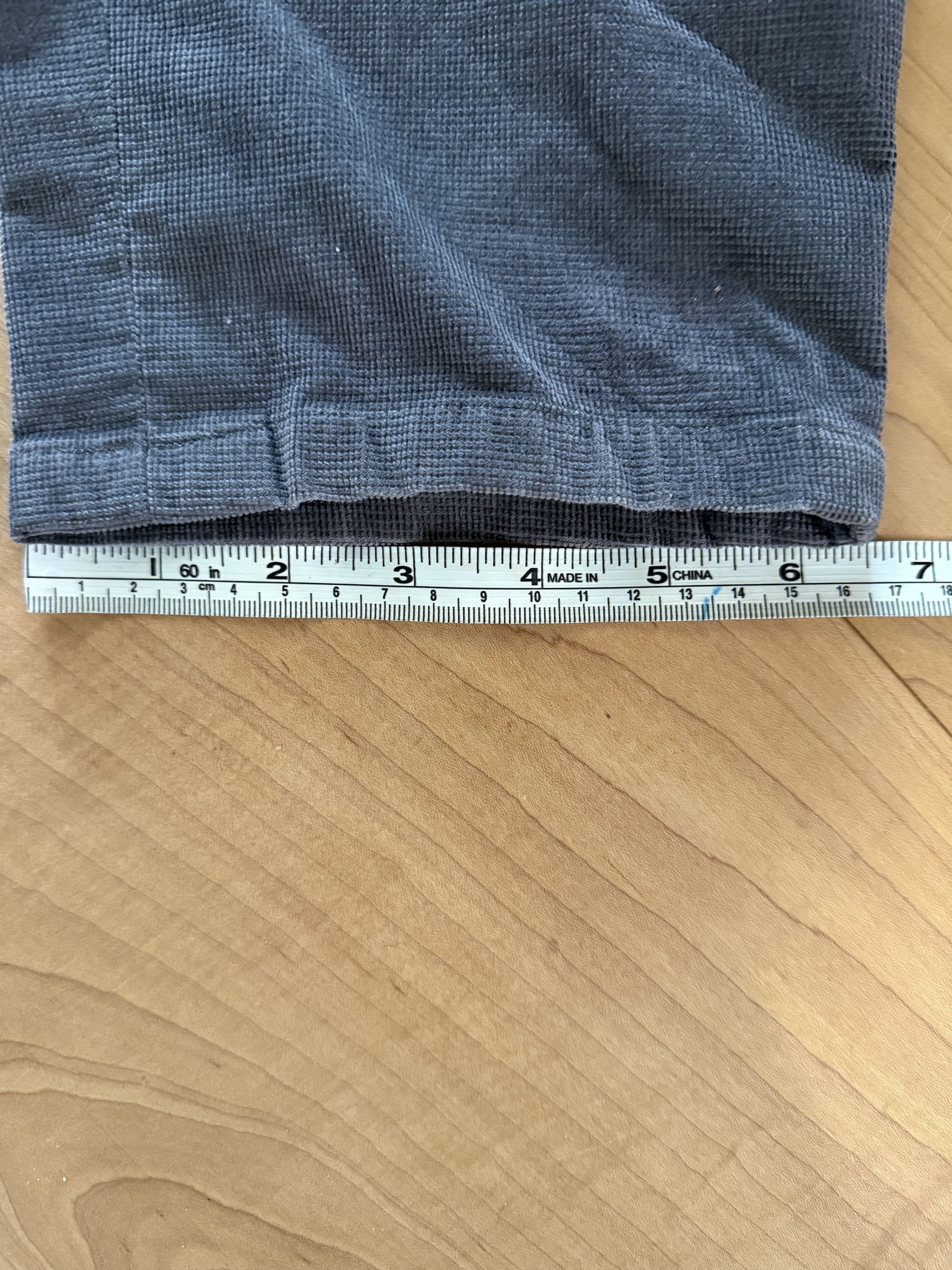 Hiltl HILTL Grey Bedford Cord Textured Cotton Pants, 36x31 Size US 36 / EU 52 - 8 Thumbnail