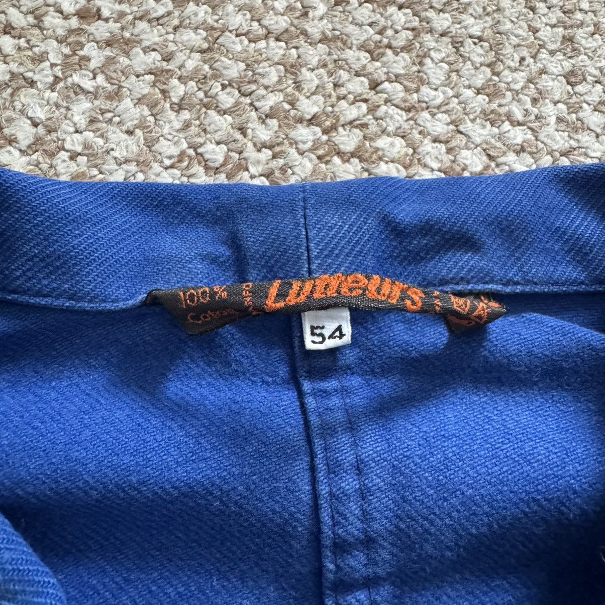 Le Laboureur 80s Lutteurs vintage distressed worn works sanfor jacket Size US L / EU 52-54 / 3 - 13 Thumbnail