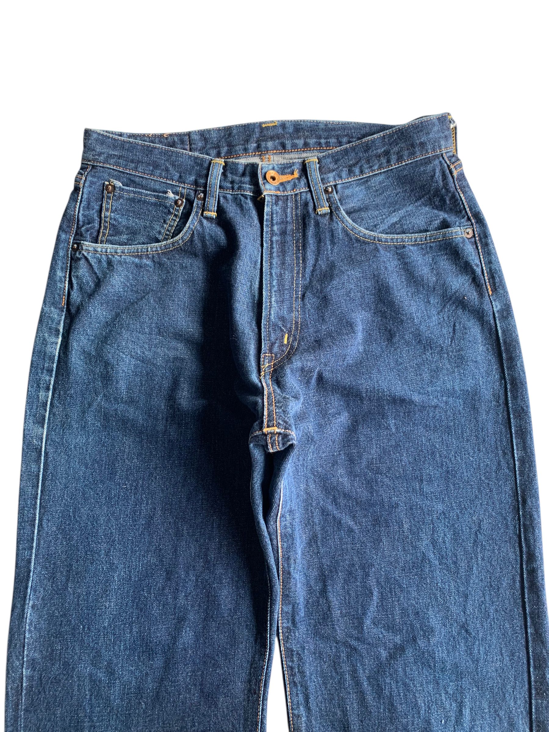 Edwin VINTAGE EDWIN 505 BAGGY SELVEDGE JAPANESE DENIM Size US 30 / EU 46 - 10 Thumbnail