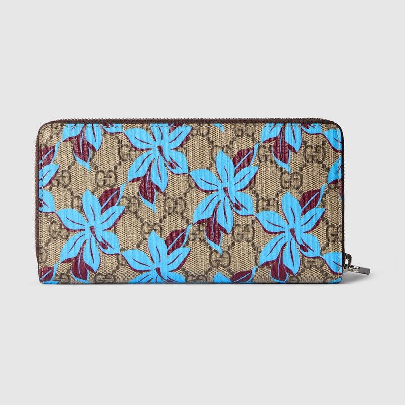 Gucci oc11z1225 Size: OS / GG Printed Zip Around Wallet Multicolor Size ONE SIZE - 3 Thumbnail