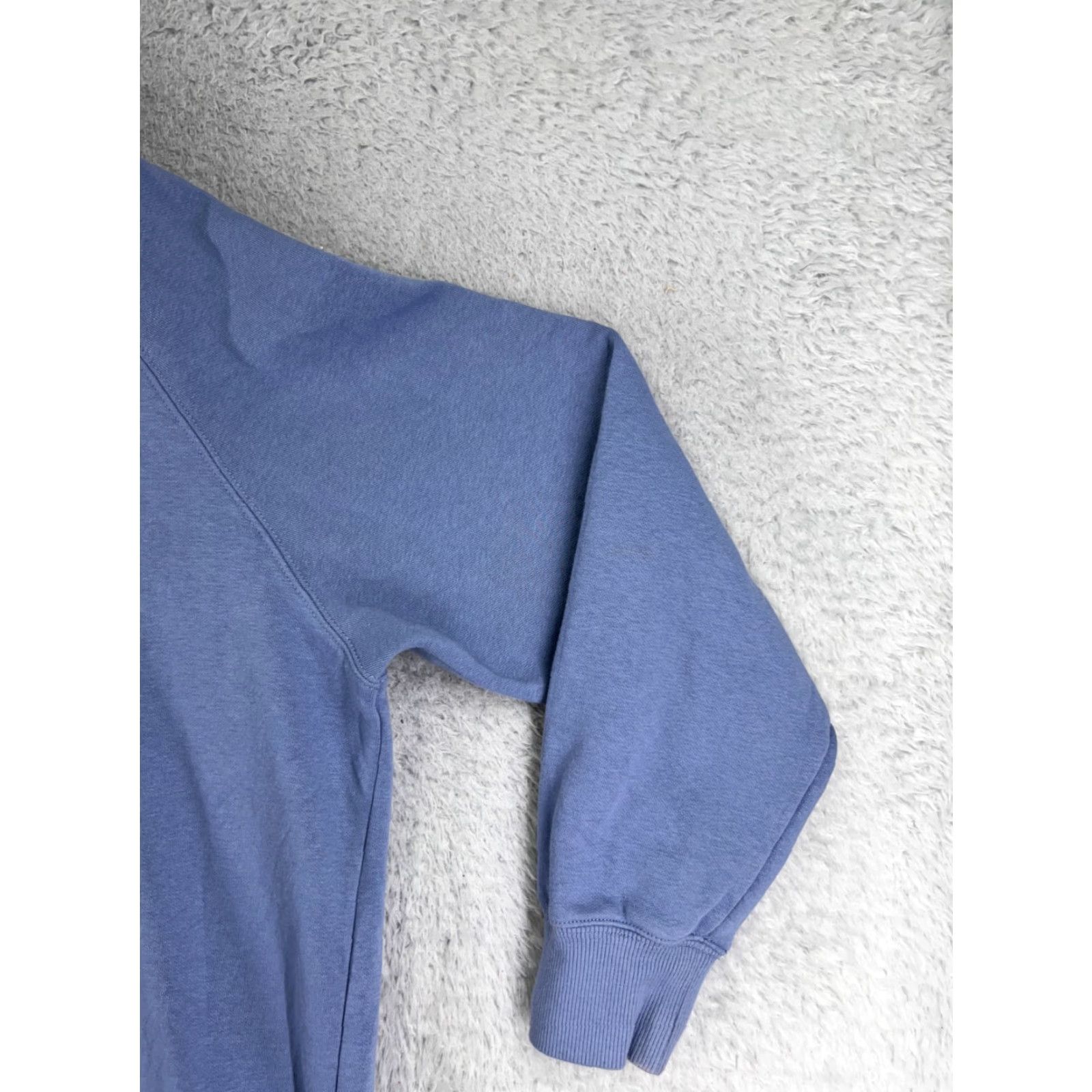 The North Face VINTAGE The North Face Hoodie Women L Purple Logo Pullover Hooded Crew Neck 38 in Chest Womens Logo 90s Size L / US 10 / IT 46 - 5 Thumbnail
