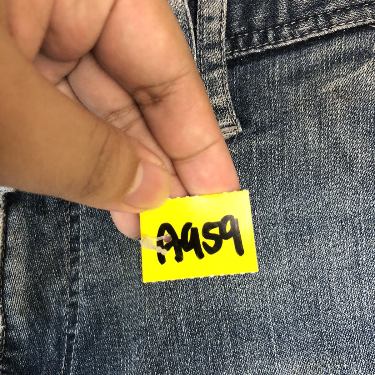 Japanese Brand Tora ripped Denim utility tactical distressed Pants #A959 Size US 33 - 14 Thumbnail