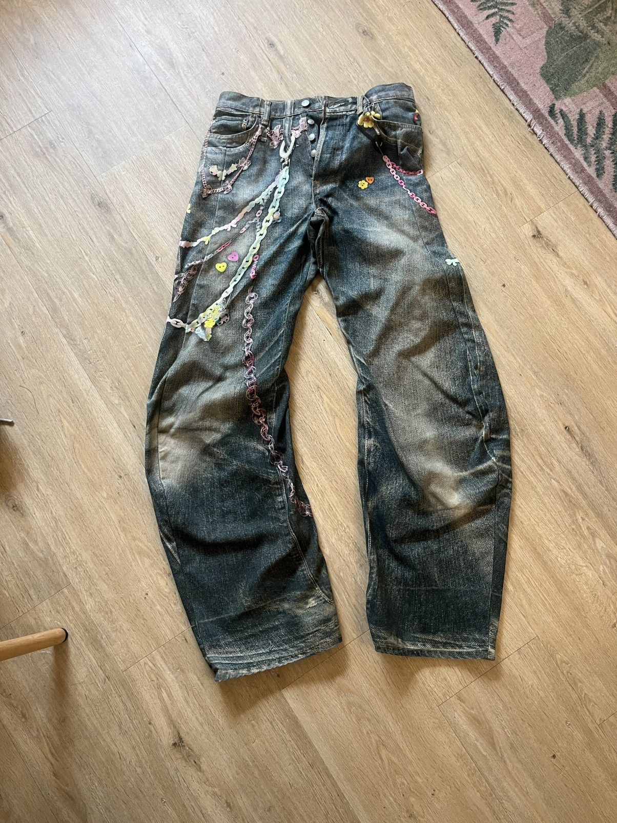 Acne Studios Loose Fit Jeans - 2006 Size US 34 / EU 50 - 1 Thumbnail