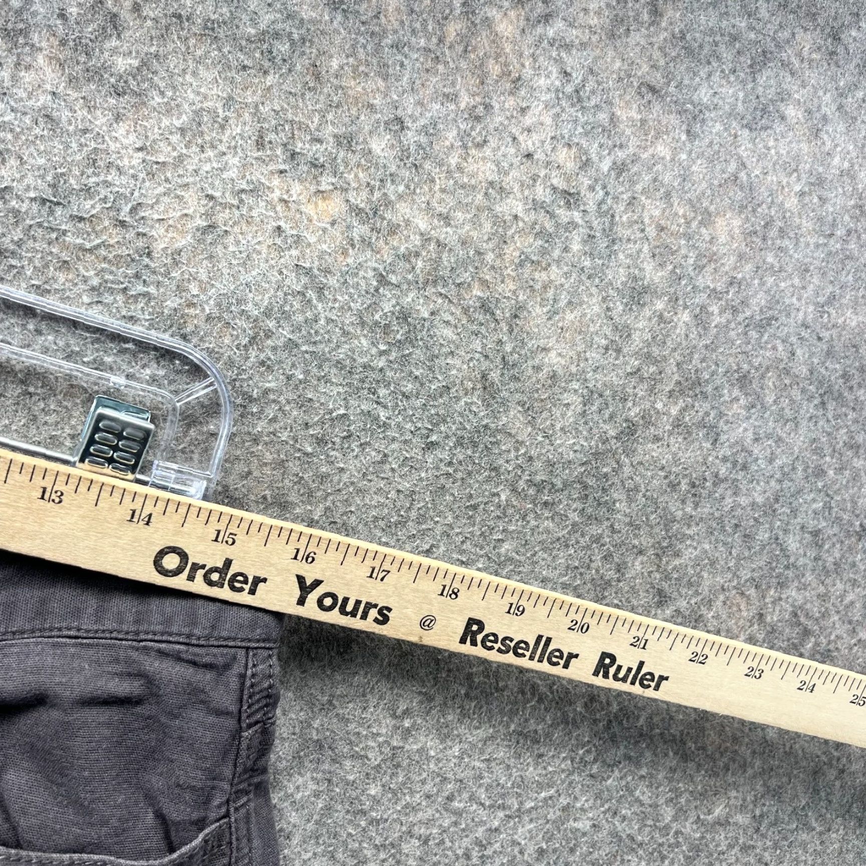 Denime Linksoul Jeans Mens 32 Grey Denim Straight Stretch Classic EUC Pants 5-Pocket Vintage Size US 32 / EU 48 - 3 Thumbnail