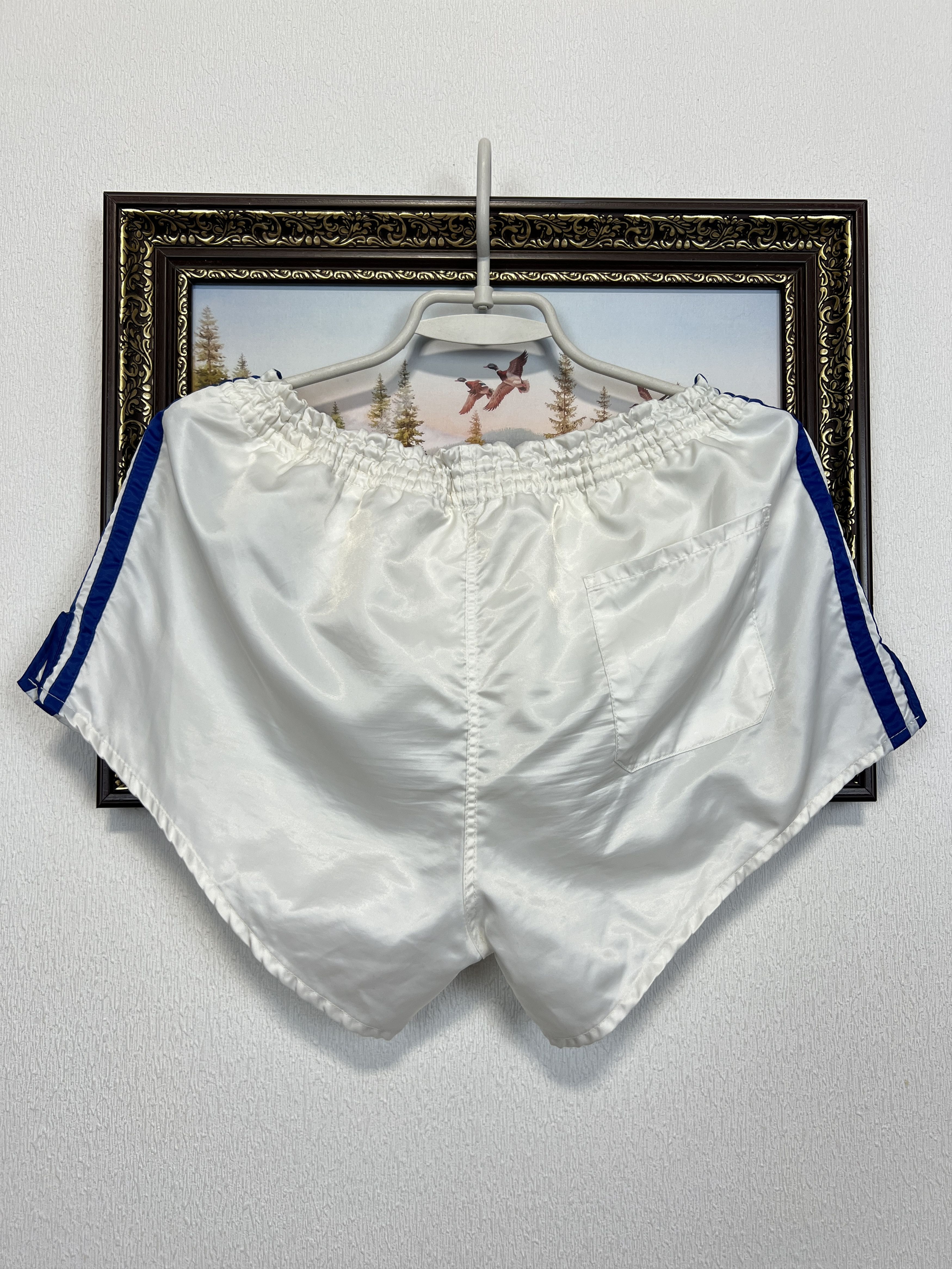 Adidas Vintage Adidas West Germany Nylon Shorts Run Athletic Rare Size US 32 / EU 48 - 8 Thumbnail