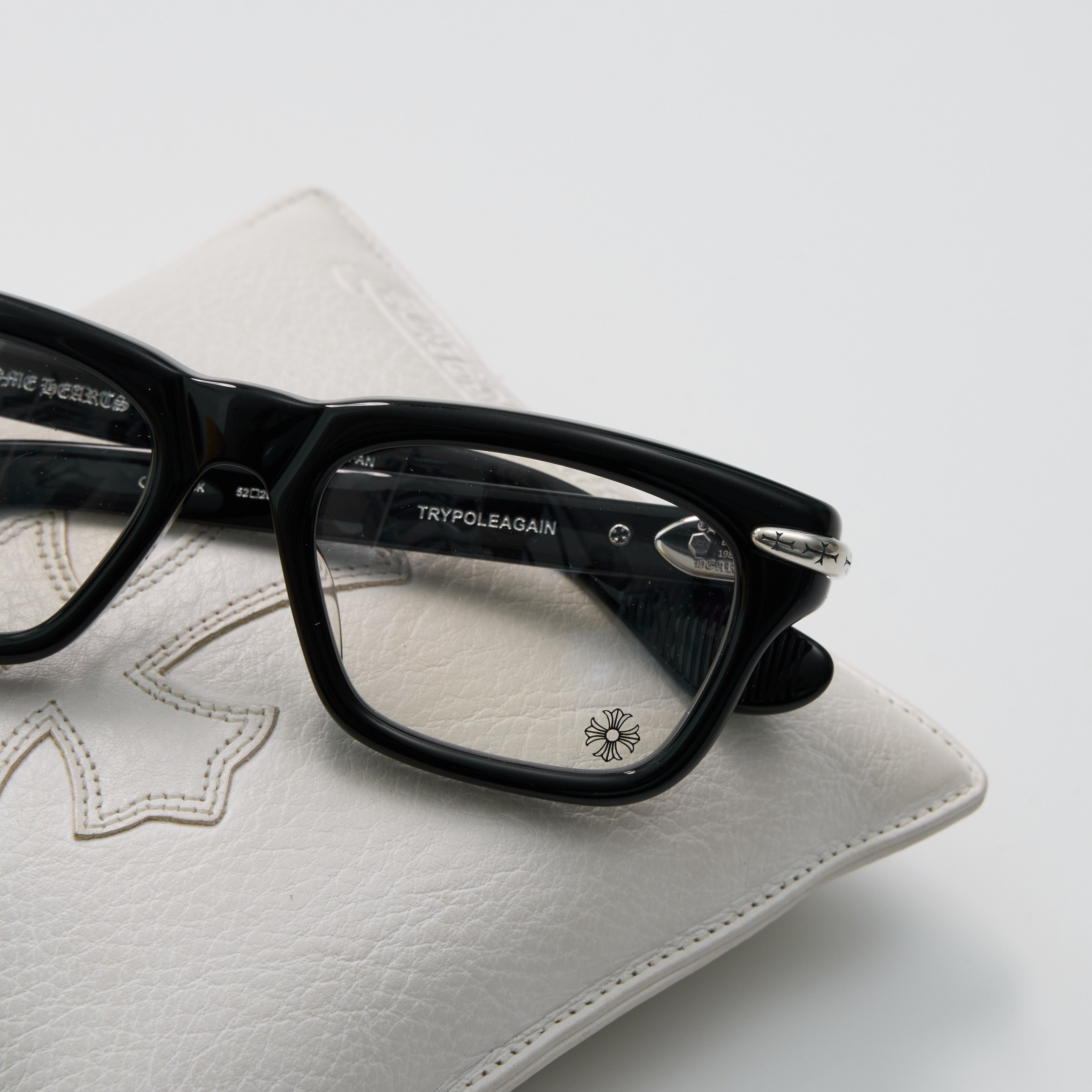 Chrome Hearts CHROME HEARTS TRYPOLEAGAIN BLACK Size ONE SIZE - 3 Thumbnail