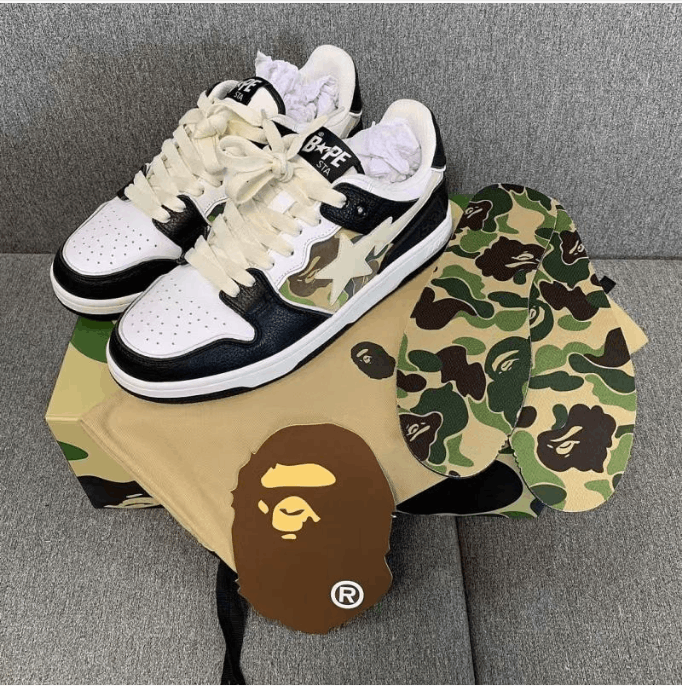 Bape Bape Low-Top Sneakers Size US 8 / EU 41 - 3 Thumbnail