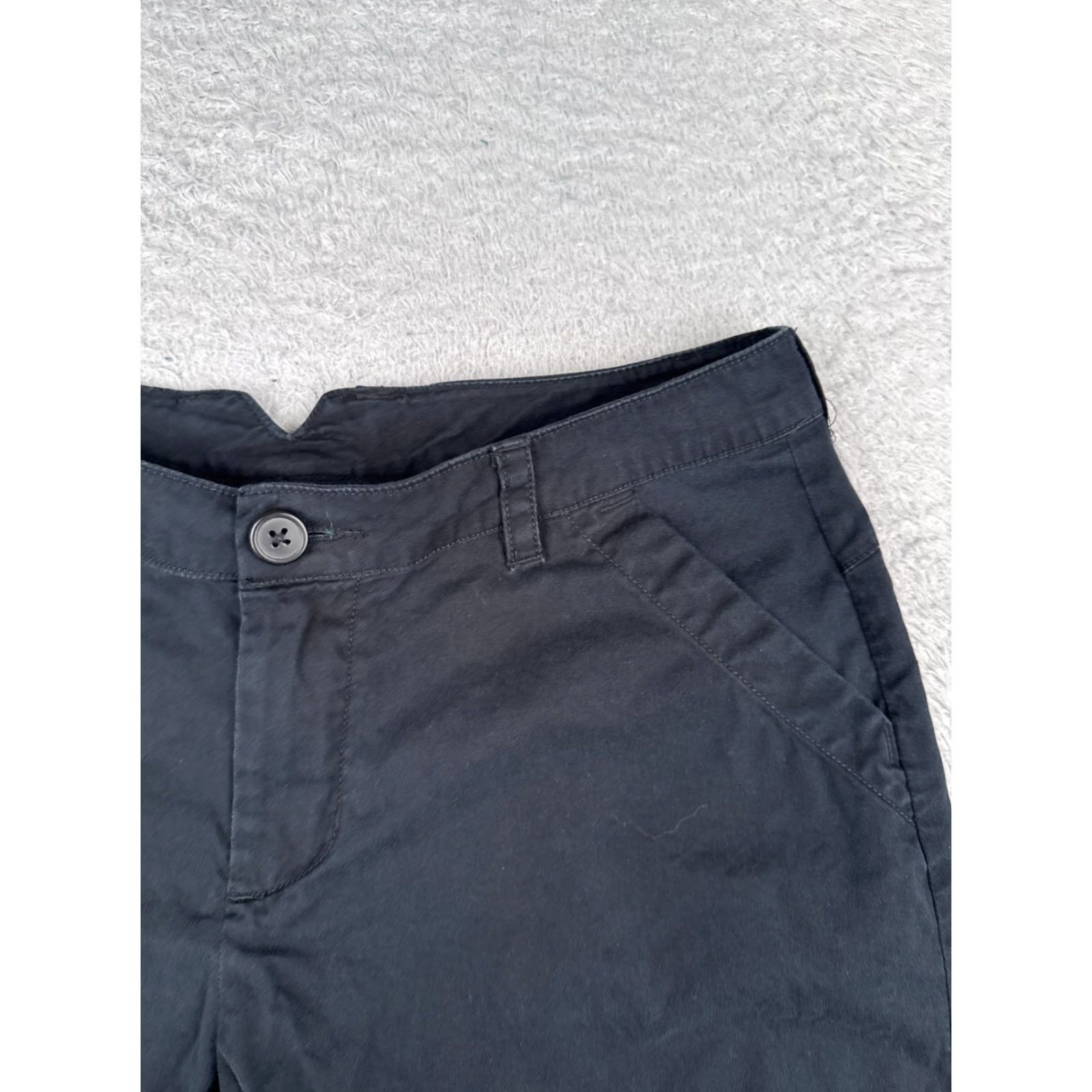 Vintage Columbia Shorts Women 10 Black Chino 100% Cotton Bush Pockets Hiking Camp 31x4 Size 32" / US 10 / IT 46 - 5 Thumbnail