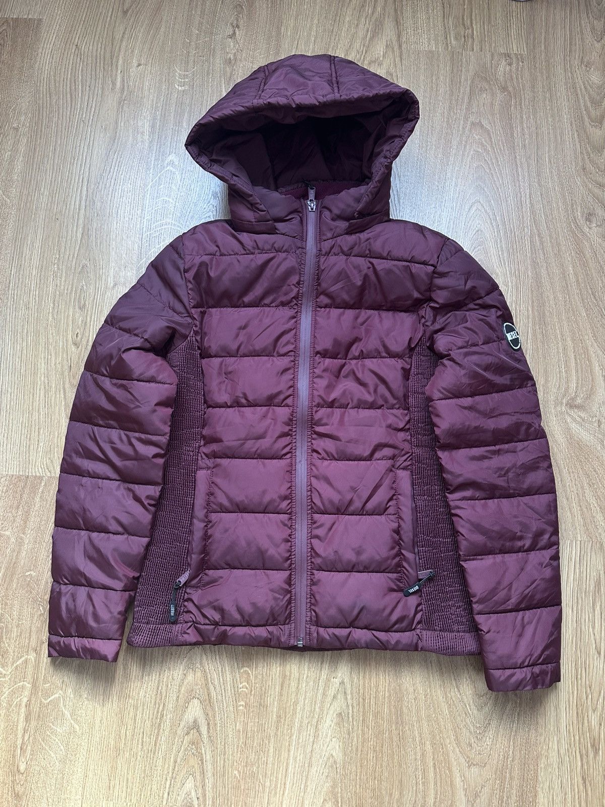 Diesel Diesel Women’s Puffer Jacket Hooded Lightweight Quilted Coat Size S / US 4 / IT 40 - 1 Thumbnail