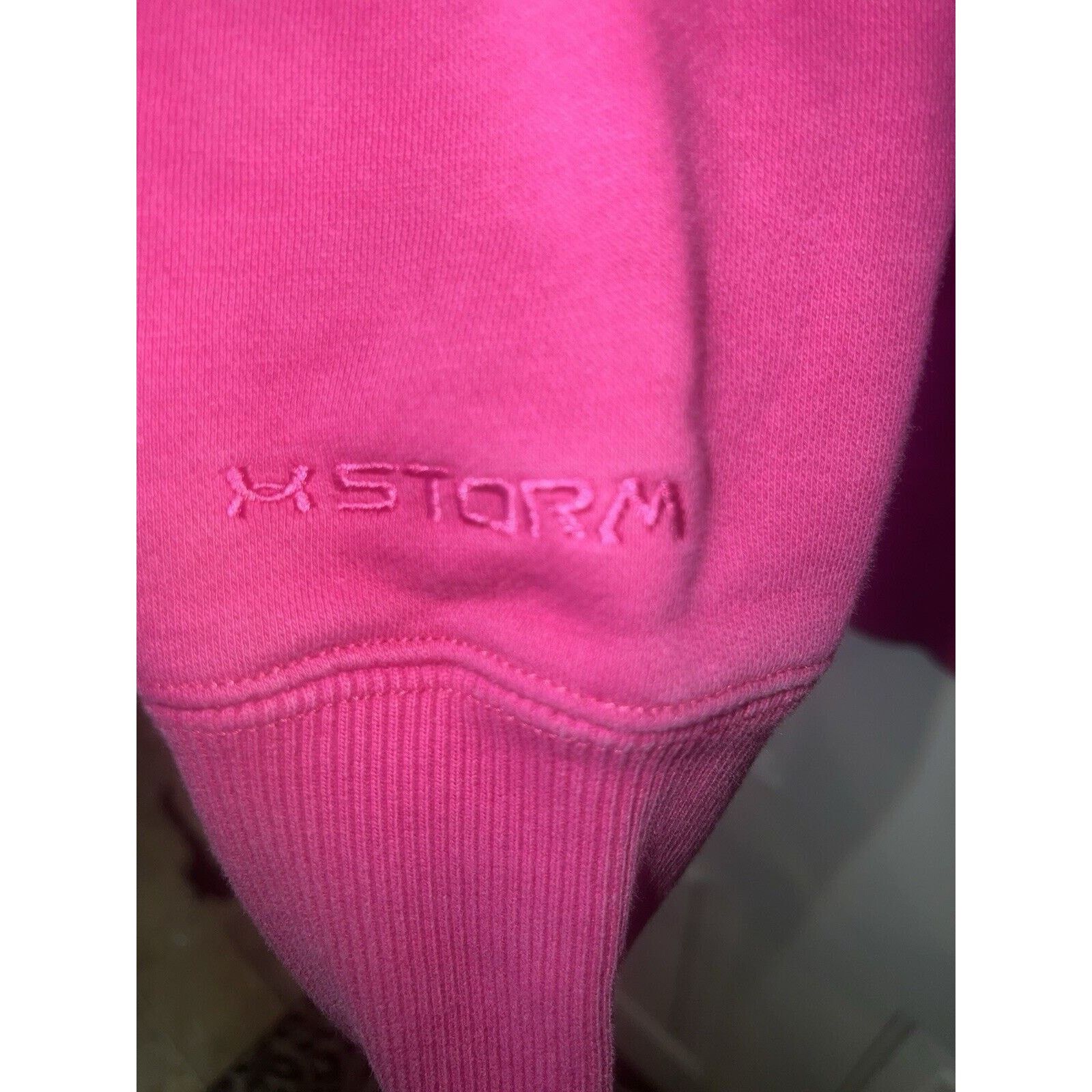 Under Armour Under Armor Hooded Sweatshirt Womens Small Pink Orange Shirt Size S / US 4 / IT 40 - 7 Thumbnail