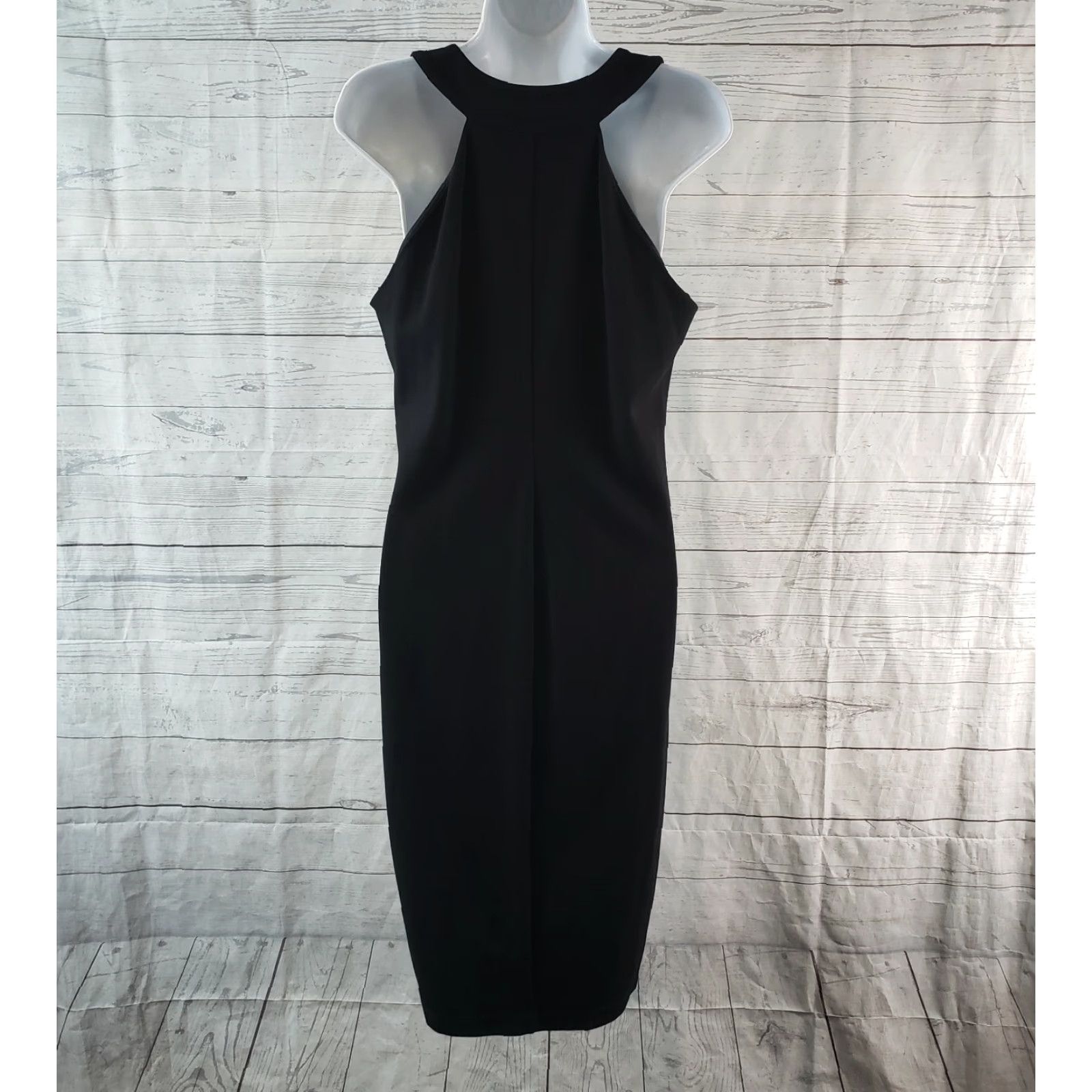 Bailey 44 Bailey 44 Womens Ellington Dress V-Neck Sleeveless Solid Black Sz Large L Knee Length Dress Womens Size L / US 10 / IT 46 - 4 Thumbnail