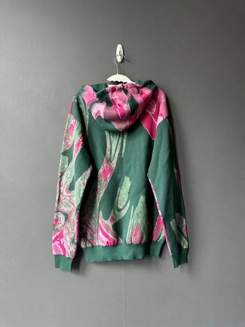 Louis Vuitton Louis Vuitton Green Swirl Knit Hoodie 2501-Nextarrow Size US M / EU 48-50 / 2 - 2 Thumbnail