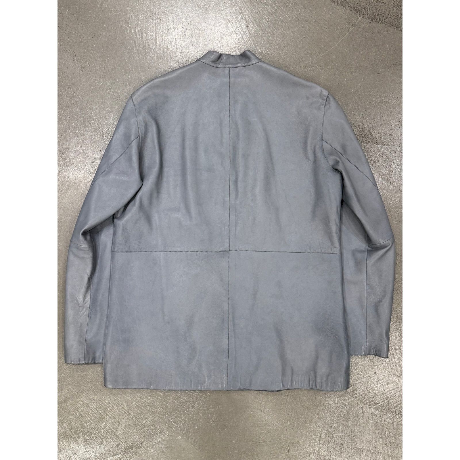 Giorgio Armani 1990s Emporio Armani thin technical leather jacket Size US M / EU 48-50 / 2 - 2 Thumbnail