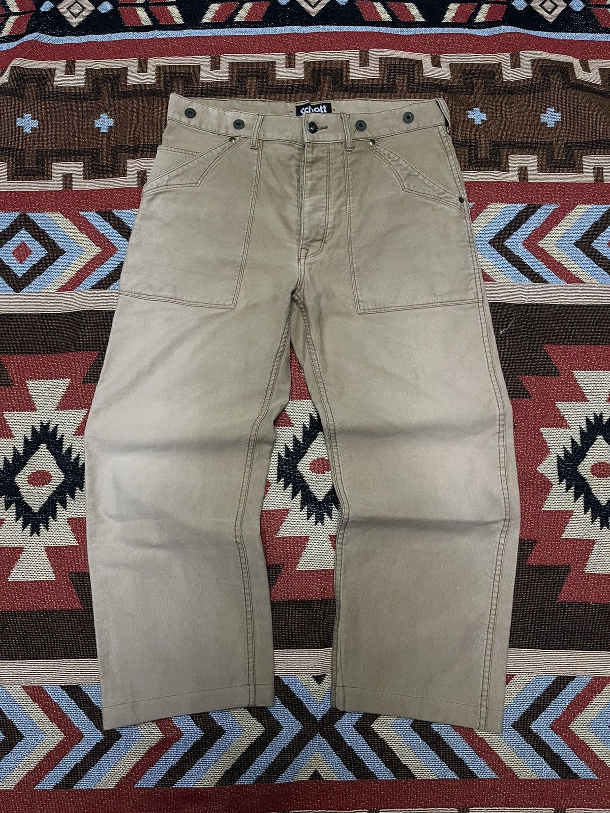Schott 💀Vtg Schott Nyc Fatigue pants💀 Size US 34 / EU 50 - 1 Thumbnail
