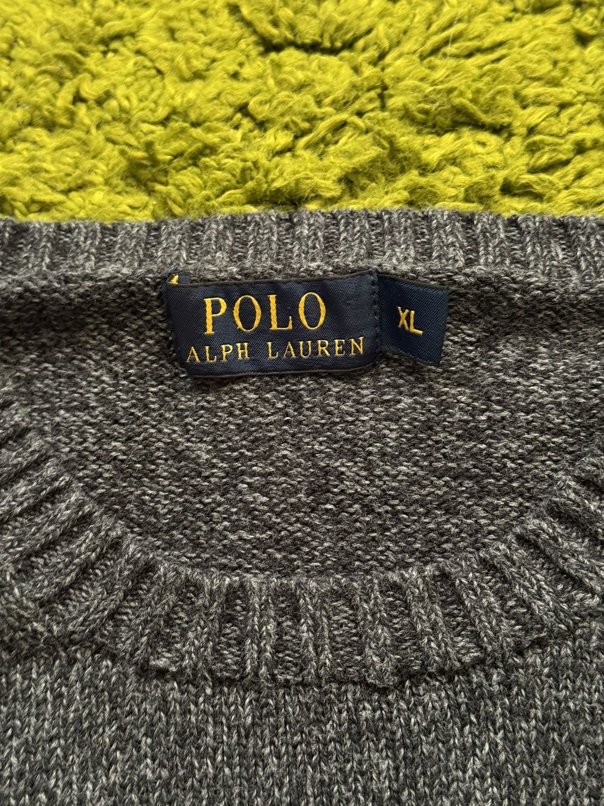 Polo Ralph Lauren Polo Ralph Lauren minimalist grey knit logo sweater Size US XL / EU 56 / 4 - 4 Thumbnail