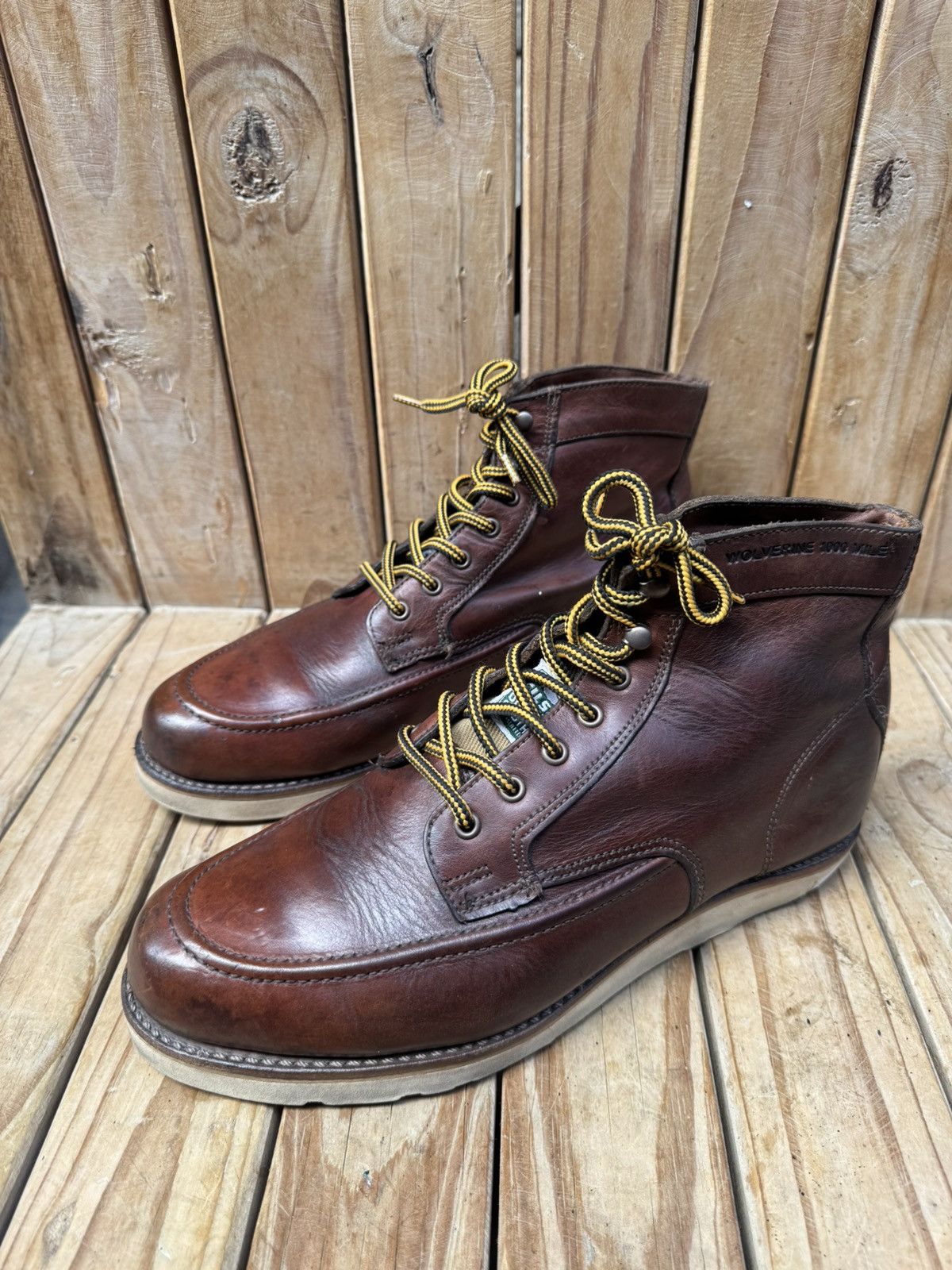 Wolverine Wolverine 1000 Miles x Filson brown leather boots UK 8 USA 9 Size US 9 / EU 42 - 16 Thumbnail
