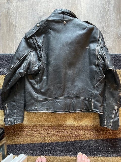Schott Late 1970s/Early 1980s Schott NYC Black Cowhide Motorcycle Size US M / EU 48-50 / 2 - 2 Thumbnail