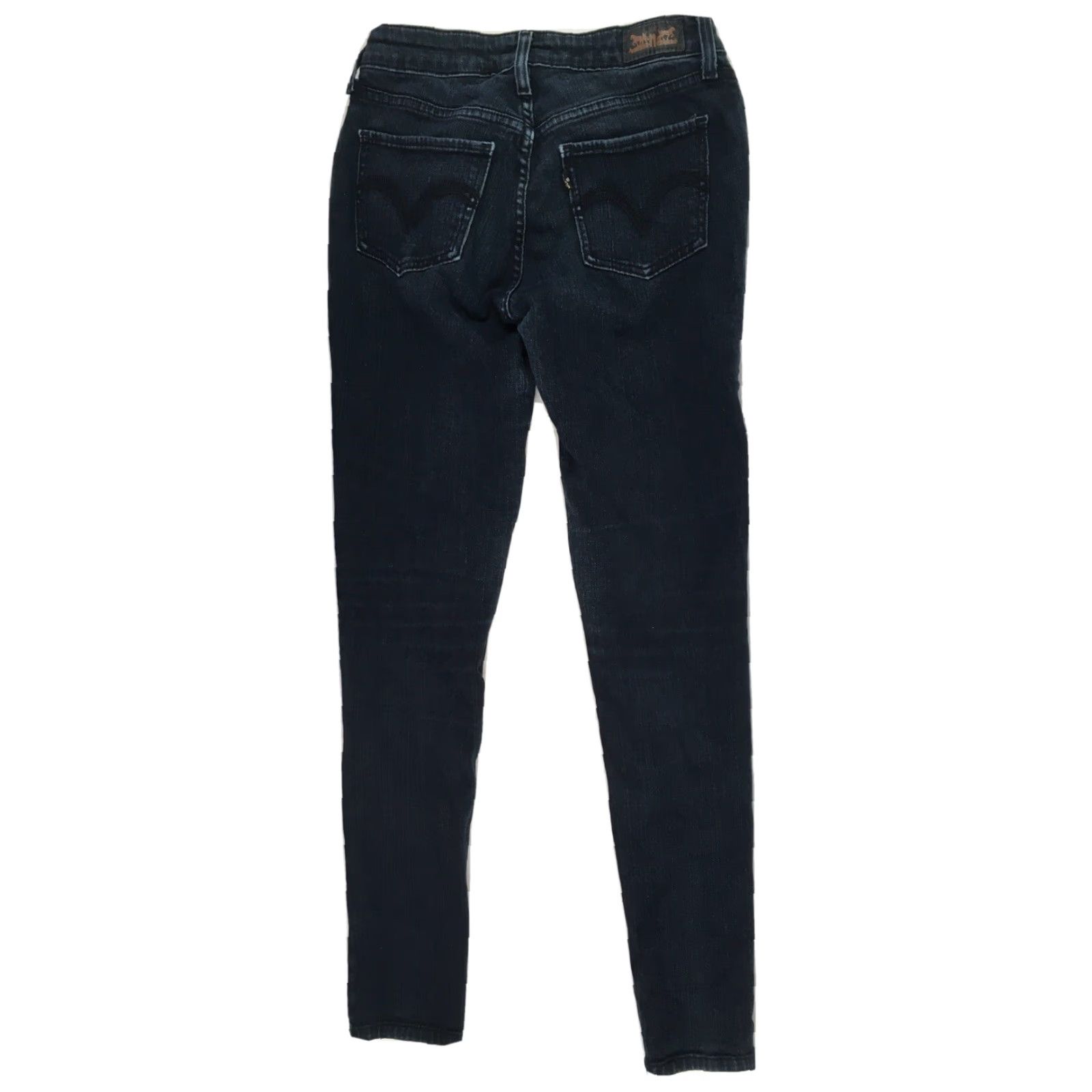 Levi's Levi's Pants Women's Size 5M 27x32 Dark Mid Rise Denim Strauss Legging Jeans Size 24" / US 00 / IT 34 - 2 Thumbnail