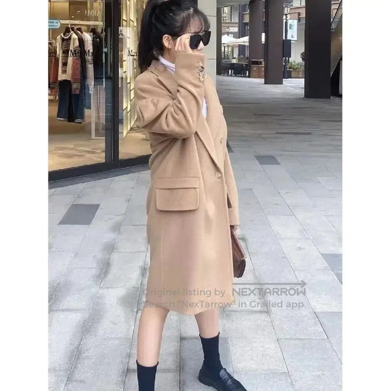 Max Mara MaxMara Winter Khaki Women's Coat . Size M / US 6-8 / IT 42-44 - 6 Thumbnail