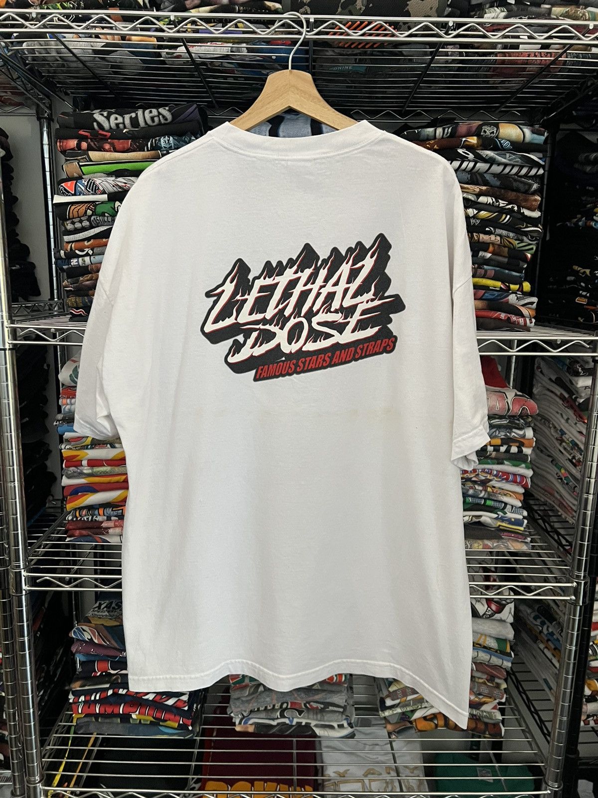 Famous Stars And Straps OG 2000s Famous Lethal Dose Snake Skate Tee Size US XXL / EU 58 / 5 - 2 Thumbnail