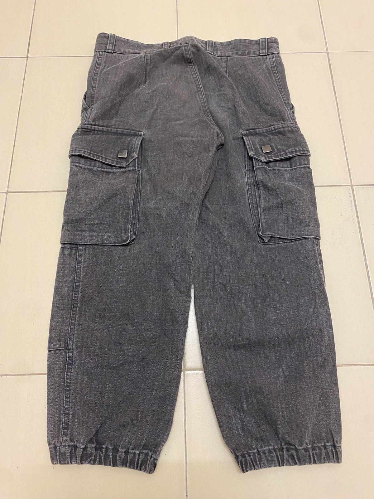 Japanese Brand × RIPVANWINKLE Vintage Y2K Rip Van Winkle Cargo Cropped Pants Size 29" - 6 Thumbnail