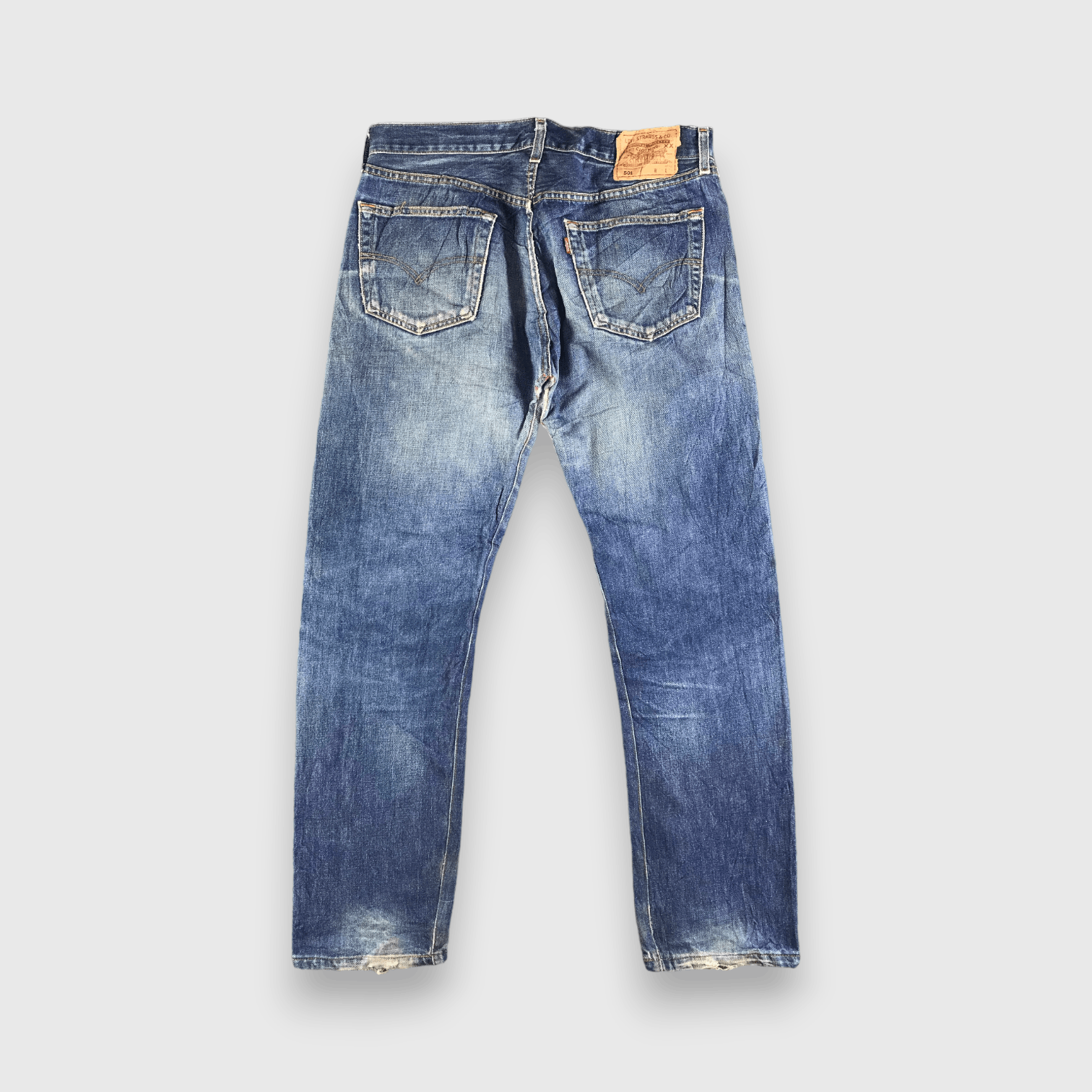 Levi's Vintage Blue Wash Levis 501 Jeans-J3564 Size US 34 / EU 50 - 2 Thumbnail