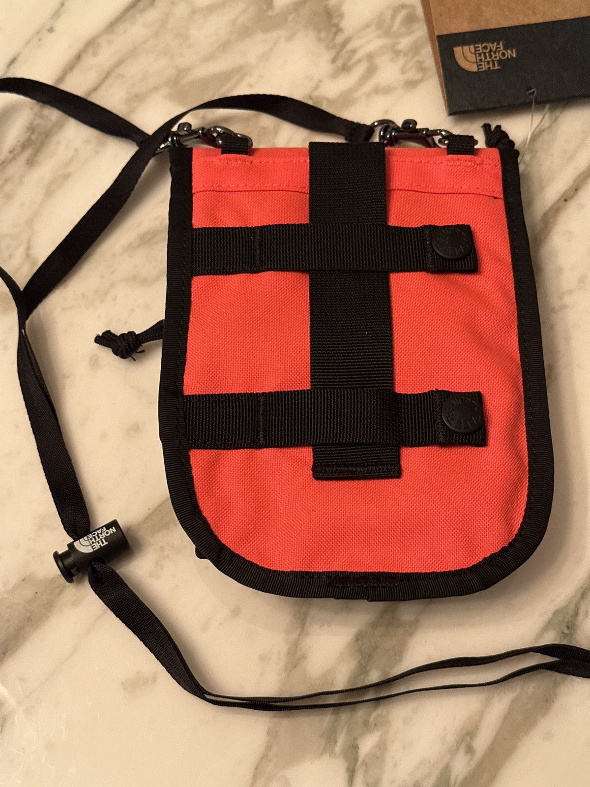 Supreme × The North Face TNF Utility Pouch Rocket Red OS Size ONE SIZE - 9 Thumbnail