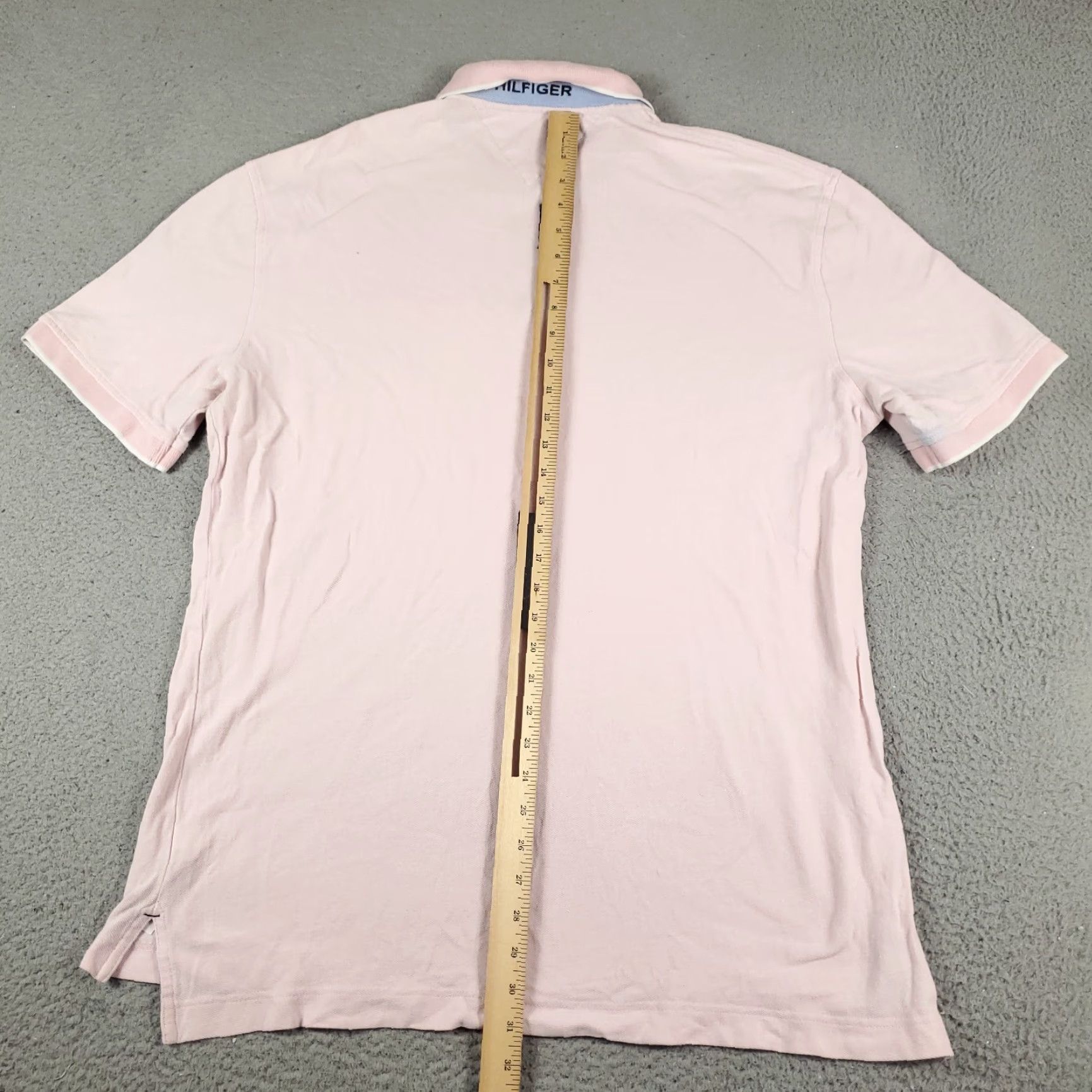 Tommy Hilfiger Tommy Hilfiger Polo Shirt Mens XL Pink Casual Short Sleeve Classic Preppy Size US XL / EU 56 / 4 - 3 Thumbnail