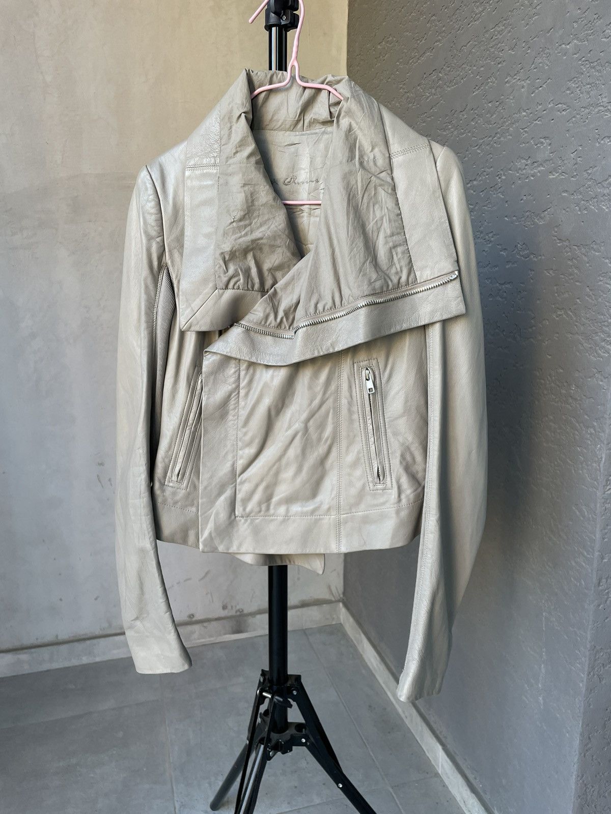 Rick Owens RICK OWENS Leather Jacket Size M / US 6-8 / IT 42-44 - 1 Thumbnail