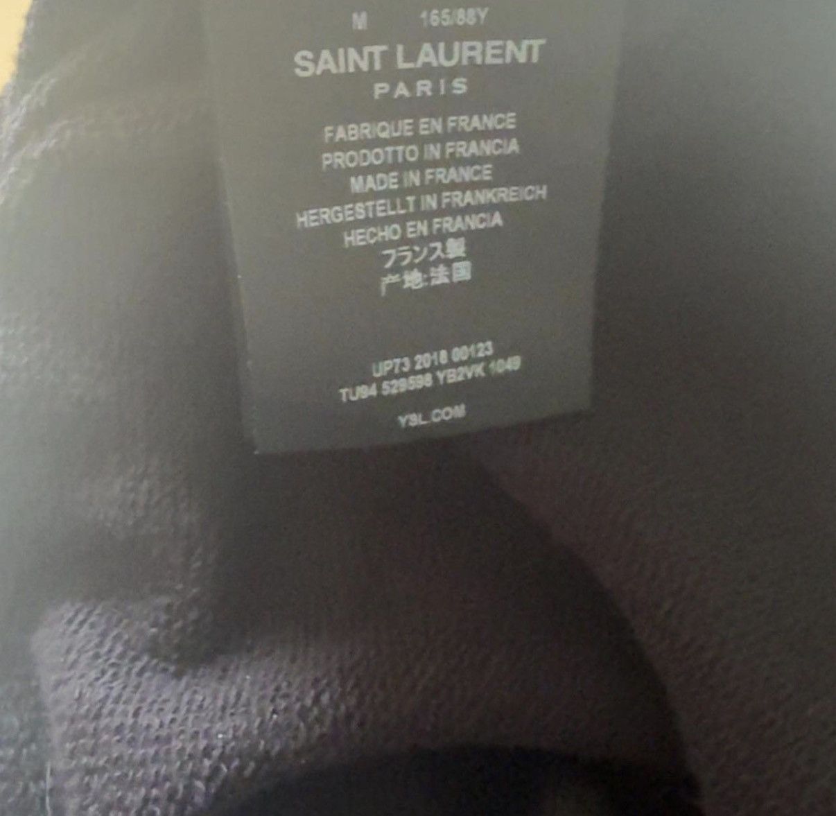 Saint Laurent Paris Saint Laurent Paris 1971 Black Hoodie Size US M / EU 48-50 / 2 - 5 Thumbnail
