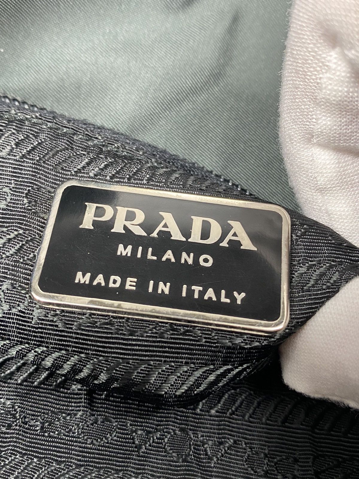 Prada Prada Tessuto Sport Antracite Shoulder Bag Size ONE SIZE - 7 Thumbnail
