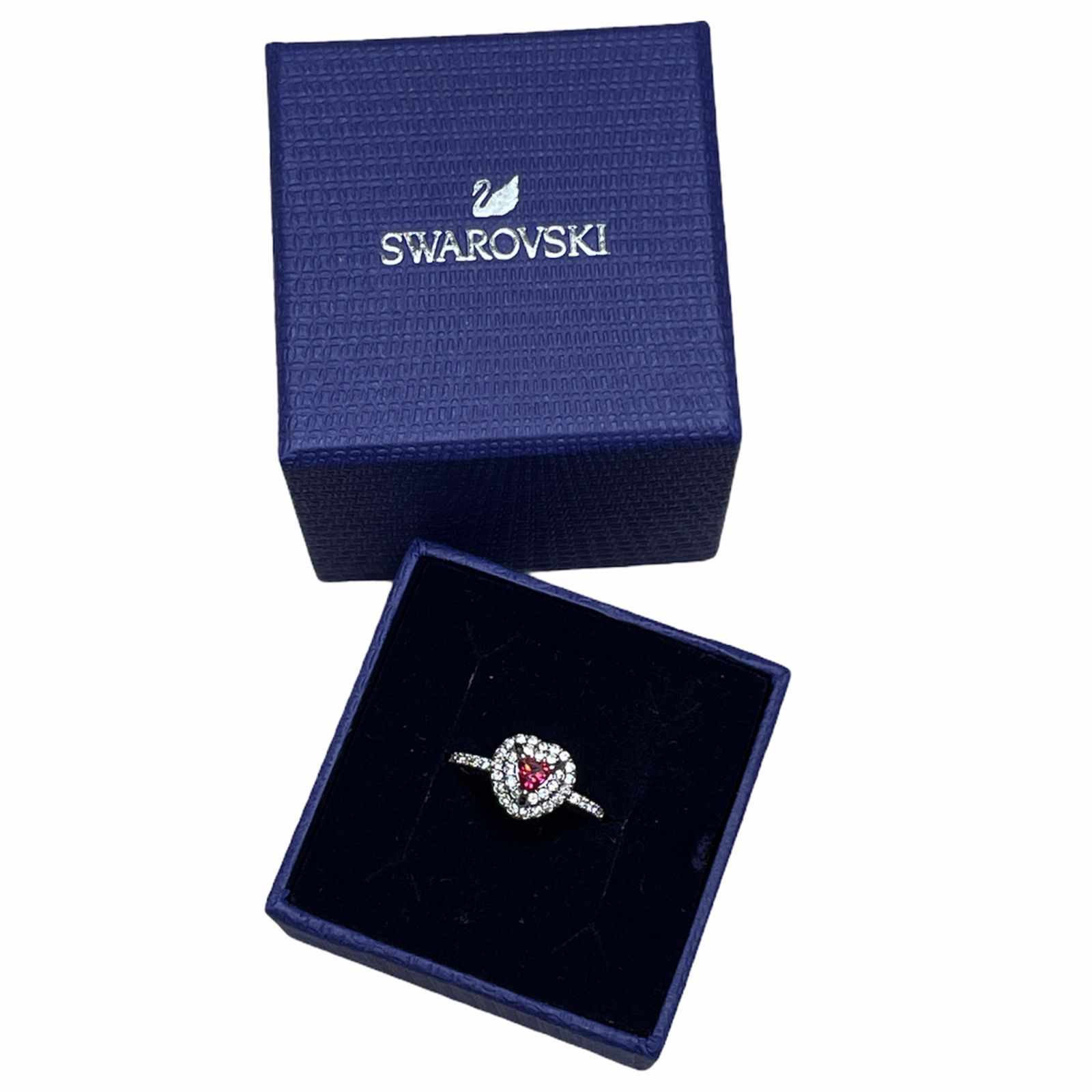 Swarovski Swarovski One Ring Heart Red Size 7 US / 55 EU Size ONE SIZE - 9 Thumbnail