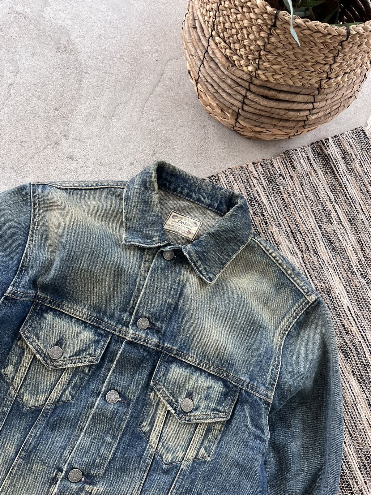 Polo Ralph Lauren Vintage Polo Ralph Lauren Avantgarde Faded Y2K Denim Jacket Size US S / EU 44-46 / 1 - 6 Thumbnail