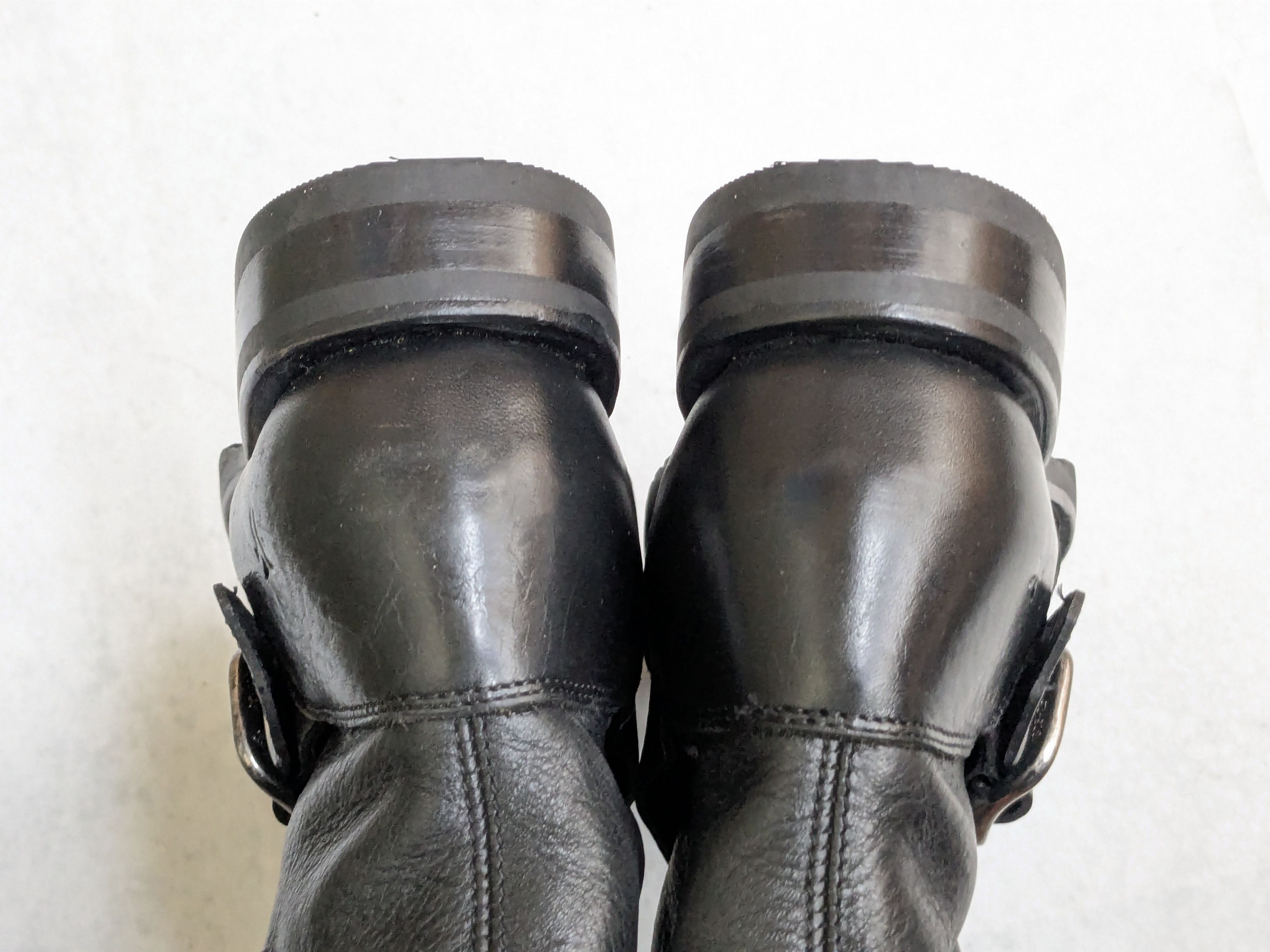 Frye Frye Engineer Boots Black Leather 7 Buckle Size US 7 / EU 40 - 12 Thumbnail