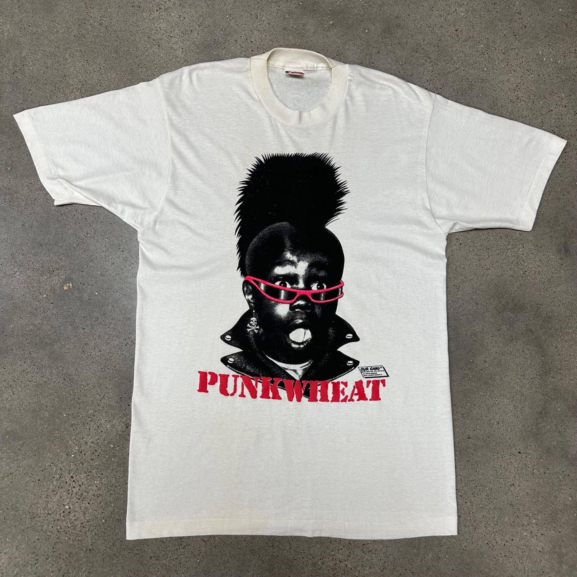 Vintage Vintage 1988 Punkwheat Little Rascals Shirt Size US L / EU 52-54 / 3 - 1 Thumbnail