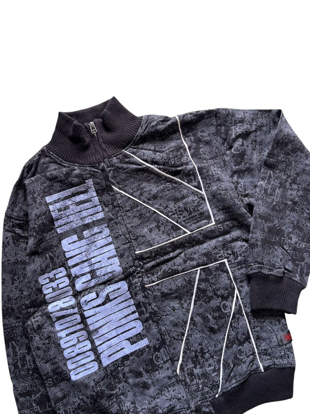 20471120 🔥PUNK GANG HELL 20471120 Lgb Style Poem Sweater Jacket Size US M / EU 48-50 / 2 - 7 Thumbnail