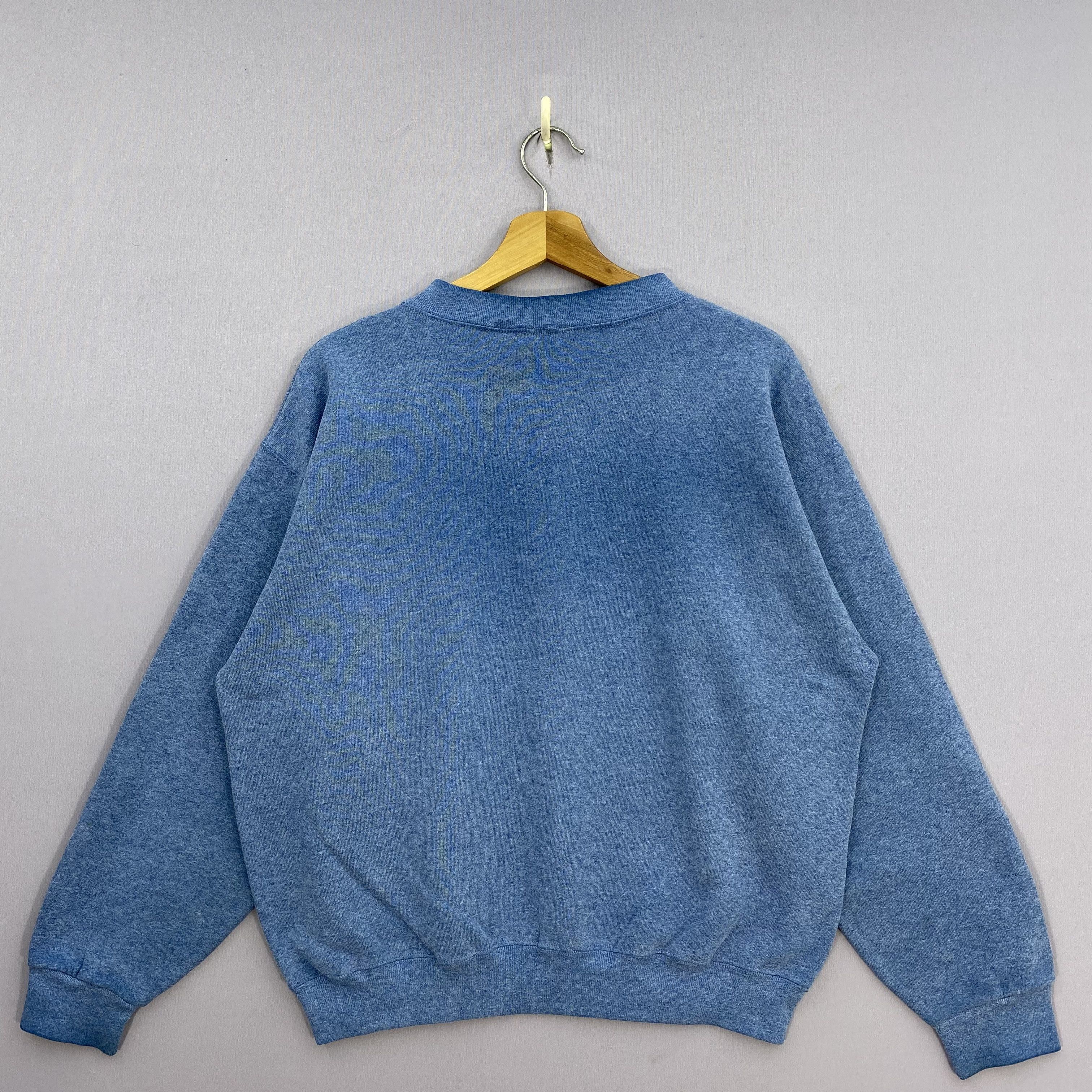 Vintage Vintage 70s Long John USA Henley Sweatshirt V-Neck Pullover Size US L / EU 52-54 / 3 - 3 Thumbnail