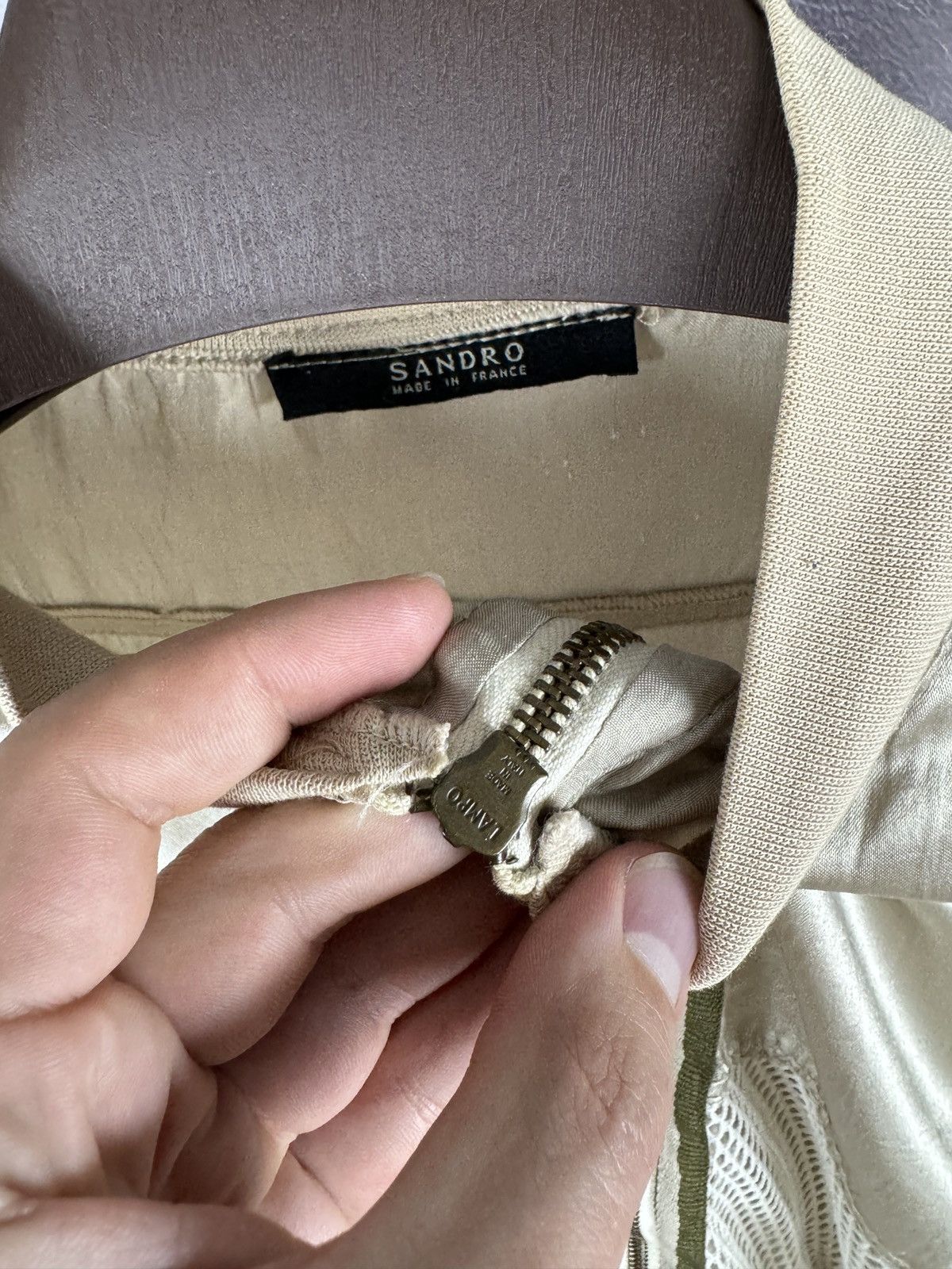 Sandro Sandro Bombers Vintage made in France Acetate jacket Size M / US 6-8 / IT 42-44 - 13 Thumbnail