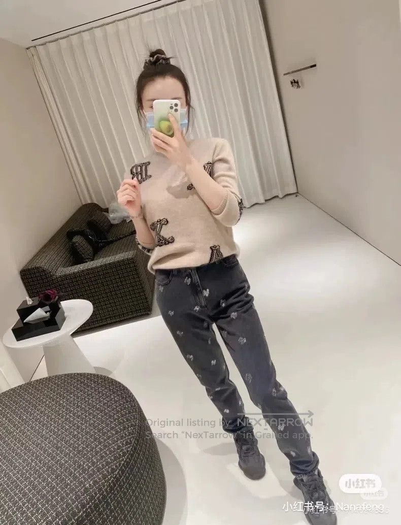 Chanel Chanel 21k show style dark gray silver double C full body Size 42" / US 20 - 9 Thumbnail