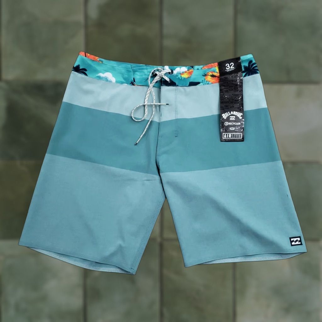 Billabong Billabong Mens Board Shorts 32 Blue Colorblock Quick Dry Stretch Drawstring Back Pocket Surfing Flight Size US 32 / EU 48 - 1 Thumbnail