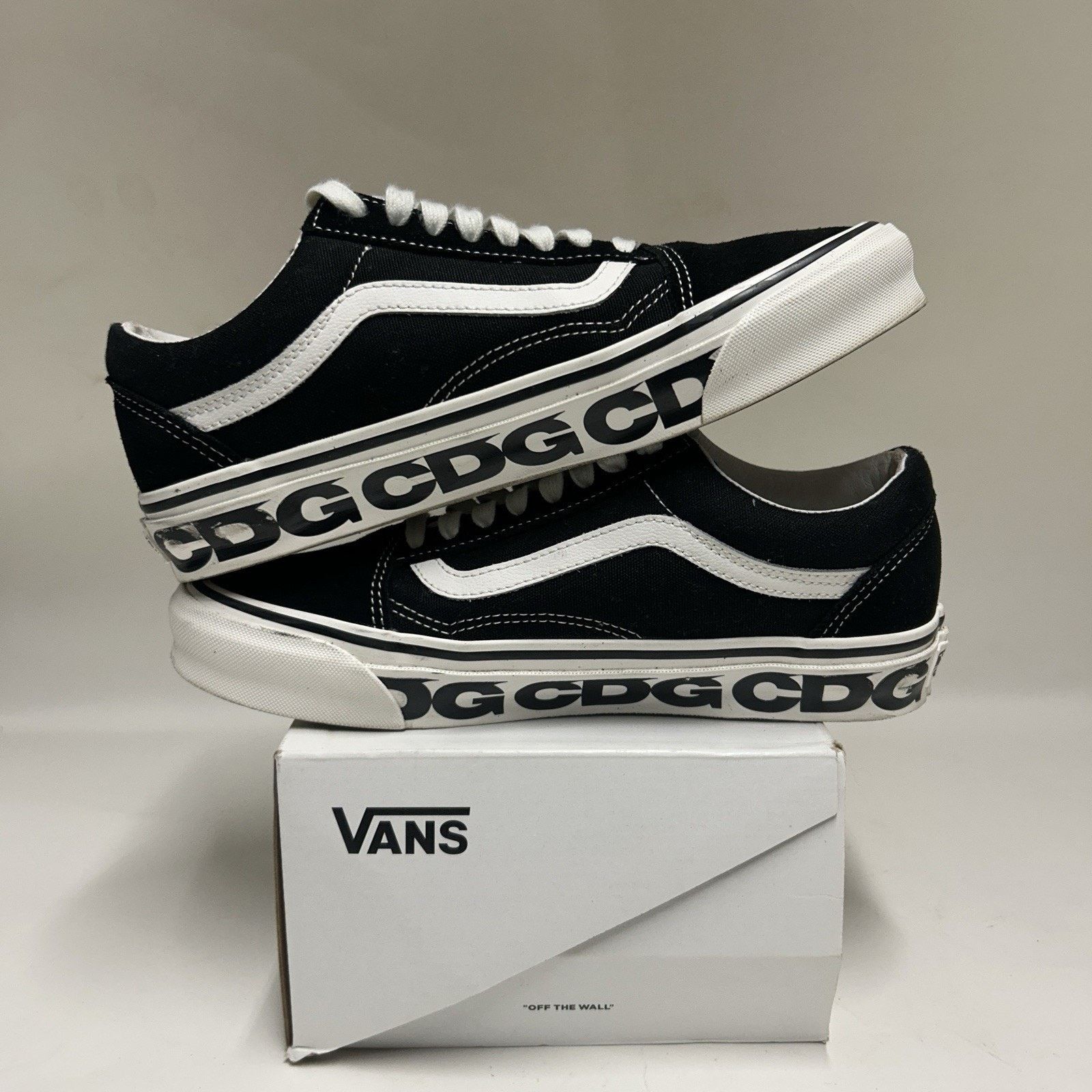 Vans Vans Comme des Garçons x OG Old Skool LX "Sidewall" Size US 9 / EU 42 - 3 Thumbnail