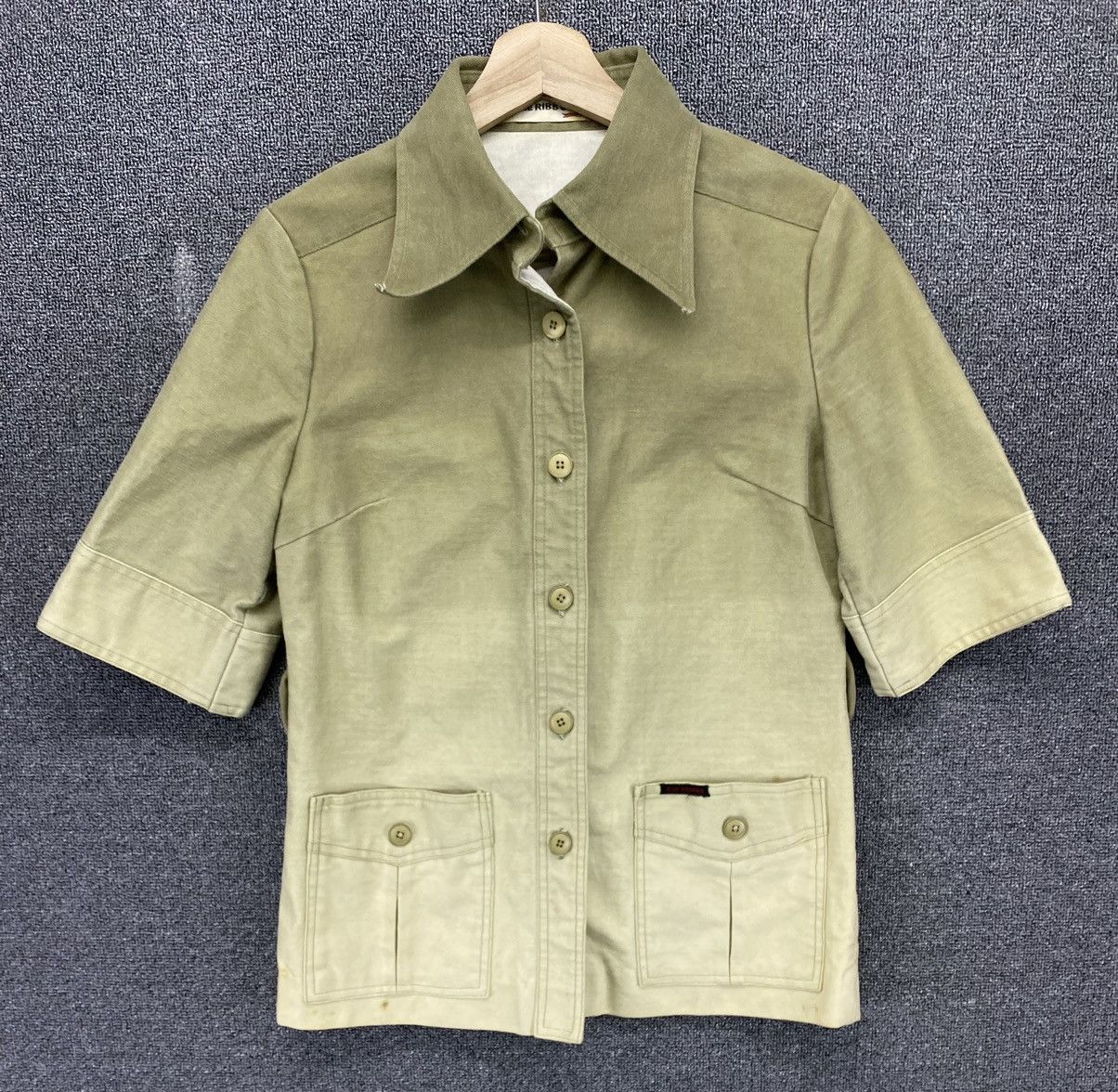 Japanese Brand Vintage 90s Blue Ribbon Button Up Chore Jacket Size S / US 4 / IT 40 - 1 Thumbnail