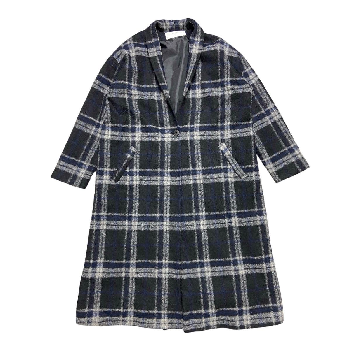 image of Abahouse Ecru Wools Jacket in Black, Men's (Size Medium)