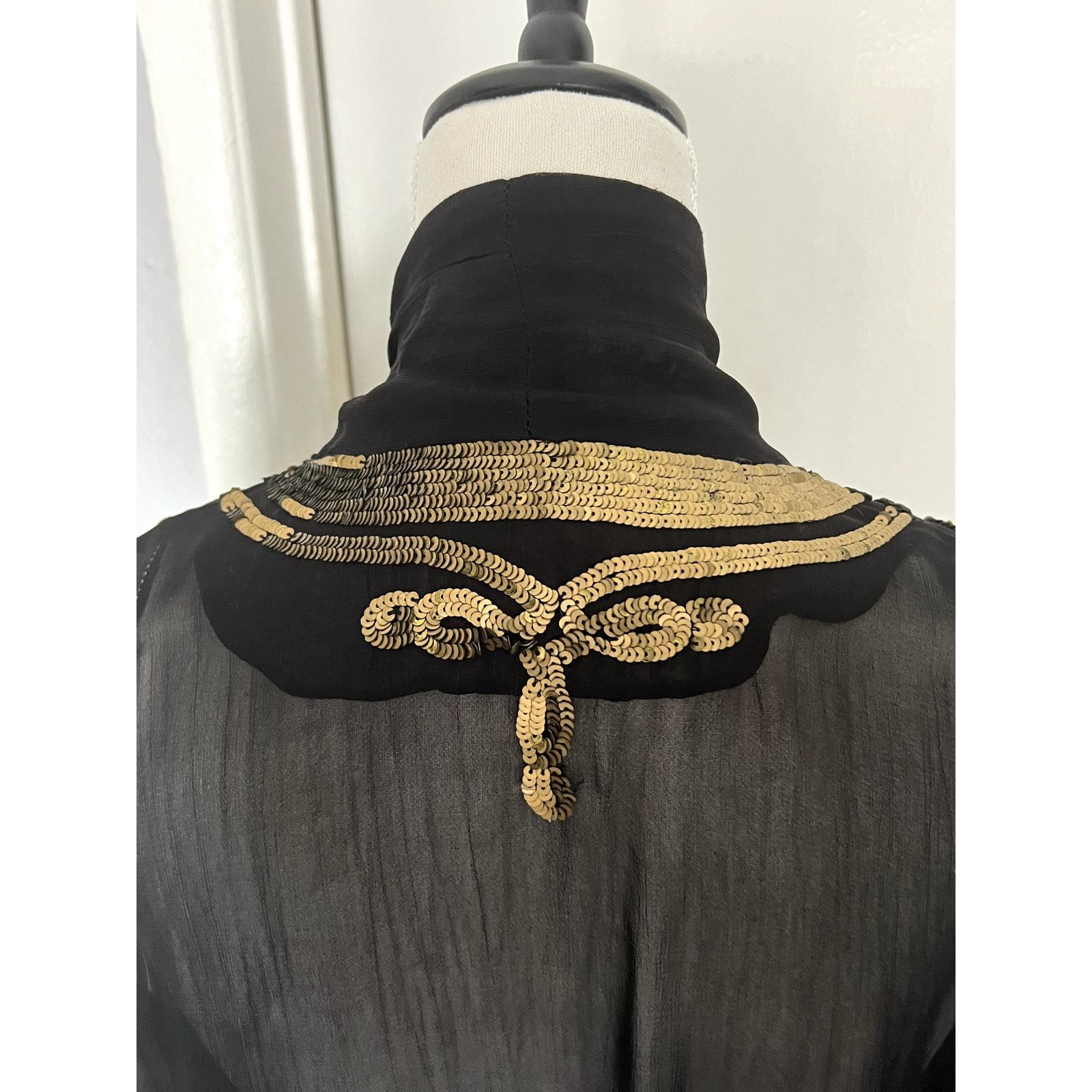 Antik Batik Antik Batik sheer black and gold sequin blouse Sz S Size S / US 4 / IT 40 - 8 Thumbnail