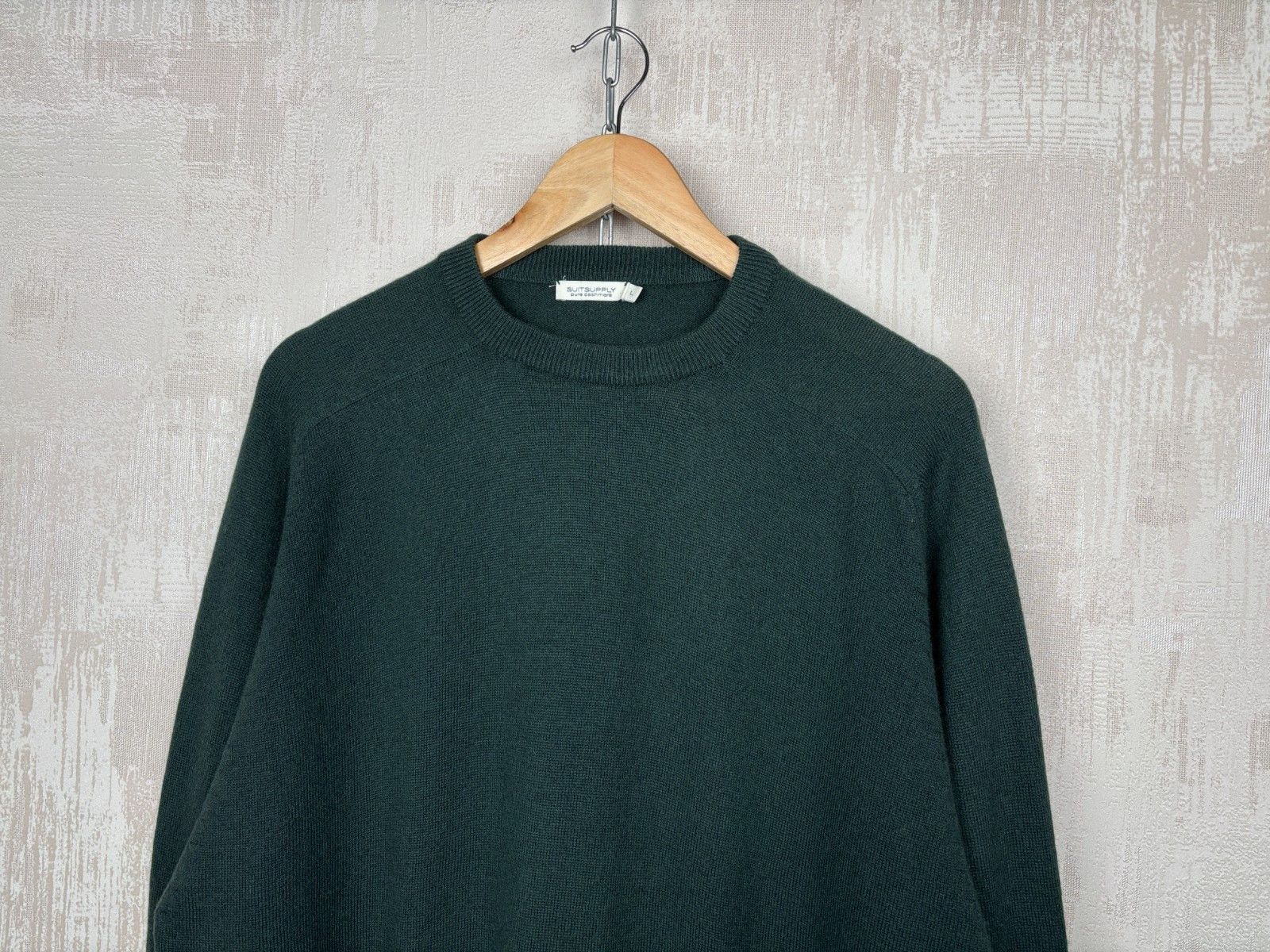 Suitsupply Suitsupply Pure Cashmere Crew Neck Sweater Size fits XL Size US XL / EU 56 / 4 - 3 Thumbnail