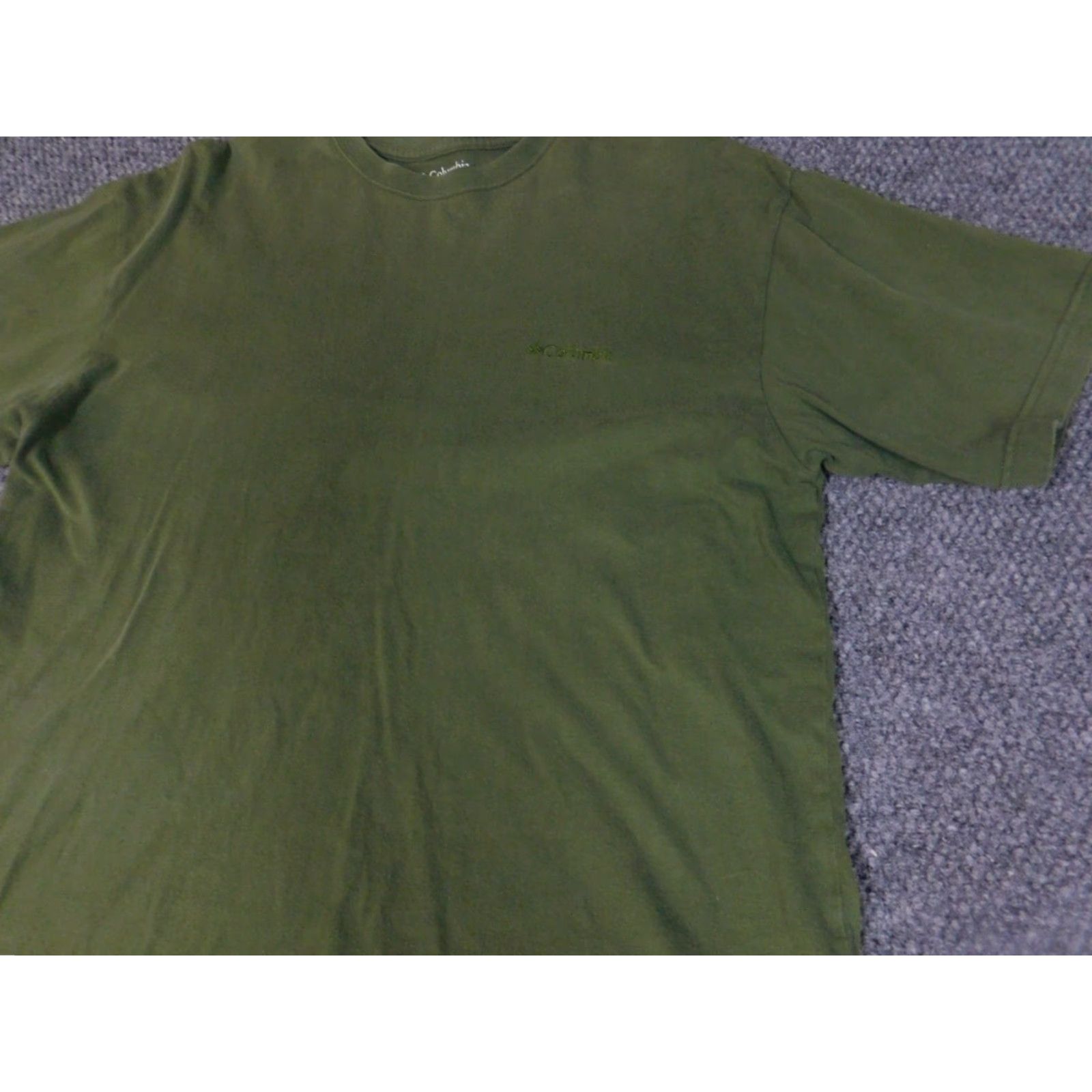 Vintage Columbia Mens Shirt T-Shirt Short Sleeve Crew Neck Green Logo Cotton Blend Polyester Regular Size M USA Theme Size US M / EU 48-50 / 2 - 4 Thumbnail
